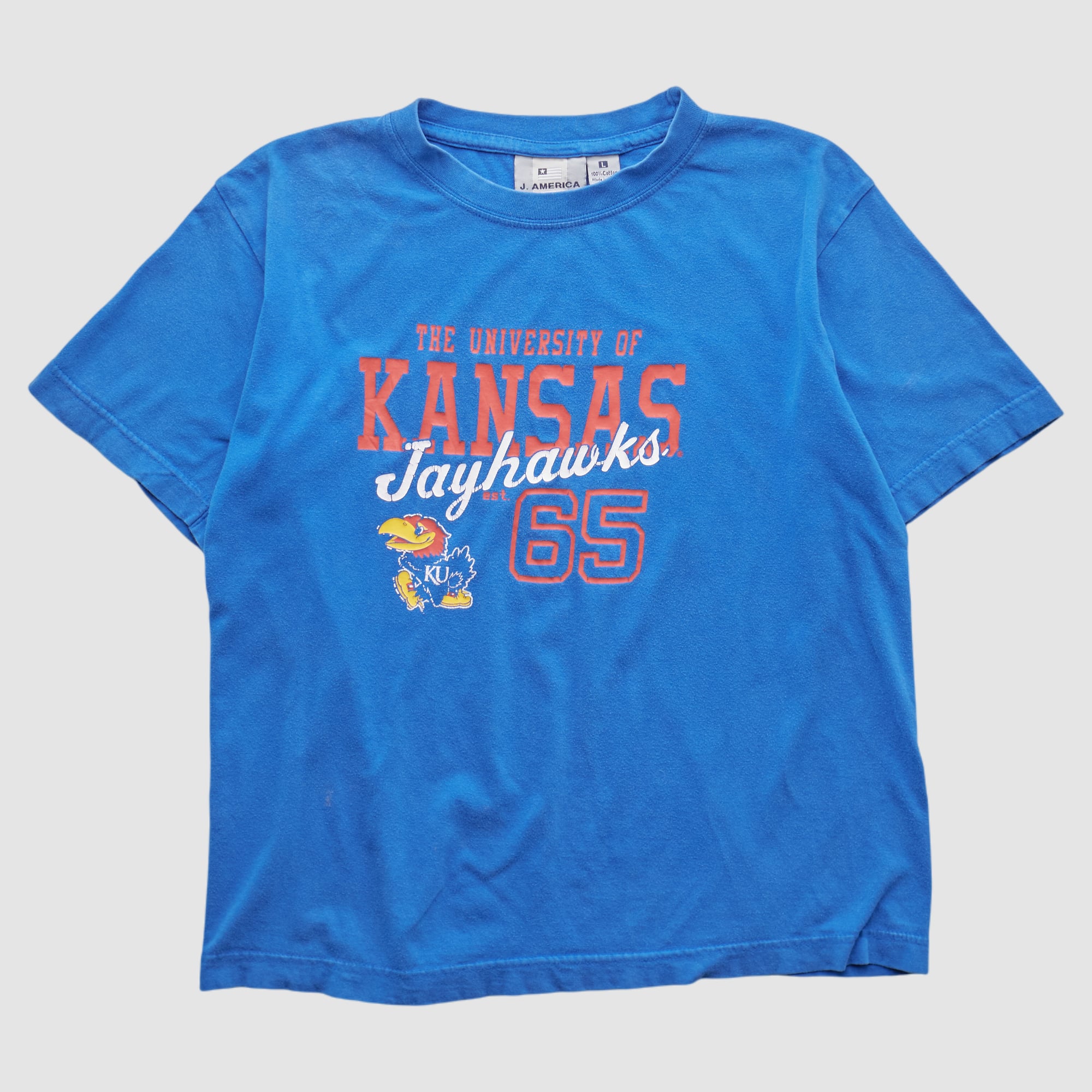 Kansas Jayhawks J America Sportswear 2000s T-shirt - Blue - S