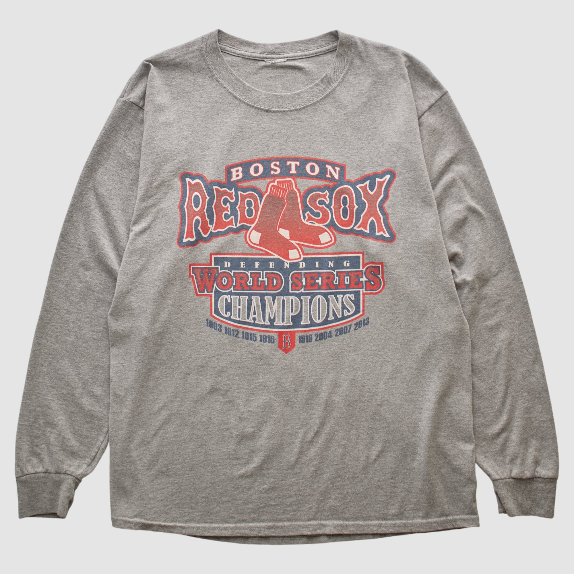 Boston Red Sox 2013 Long Sleeve T-shirt - Heather Gray - S