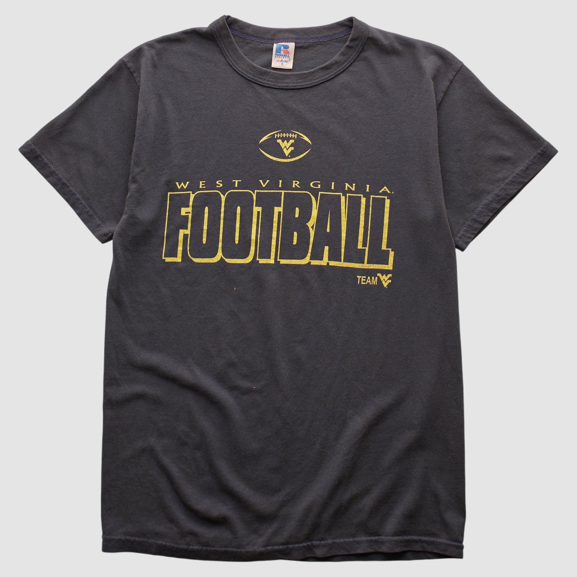West Virginia Mountaineers Russell 2000s T-shirt - Black - S