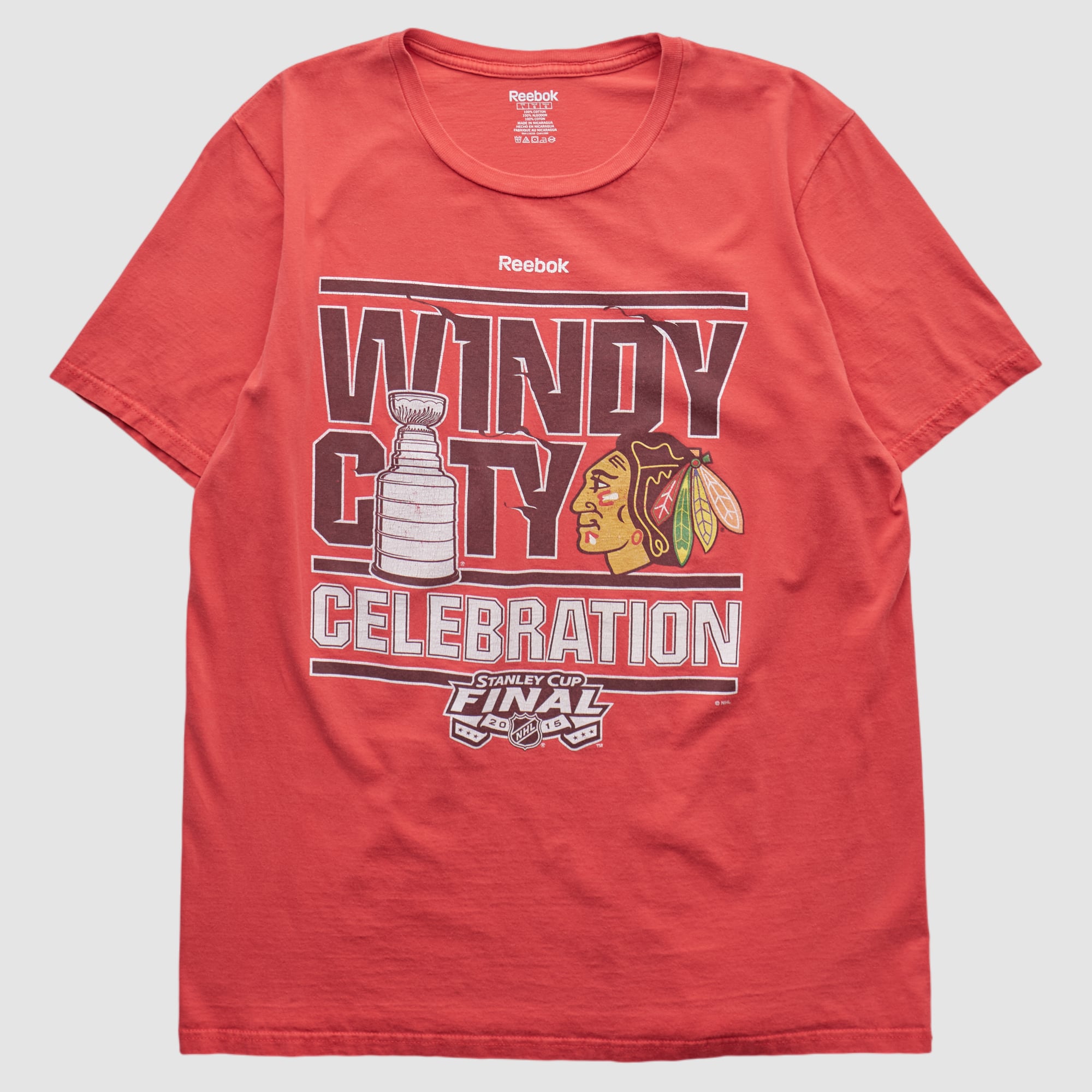 Chicago Blackhawks Reebok 2015 T-shirt - Red - S