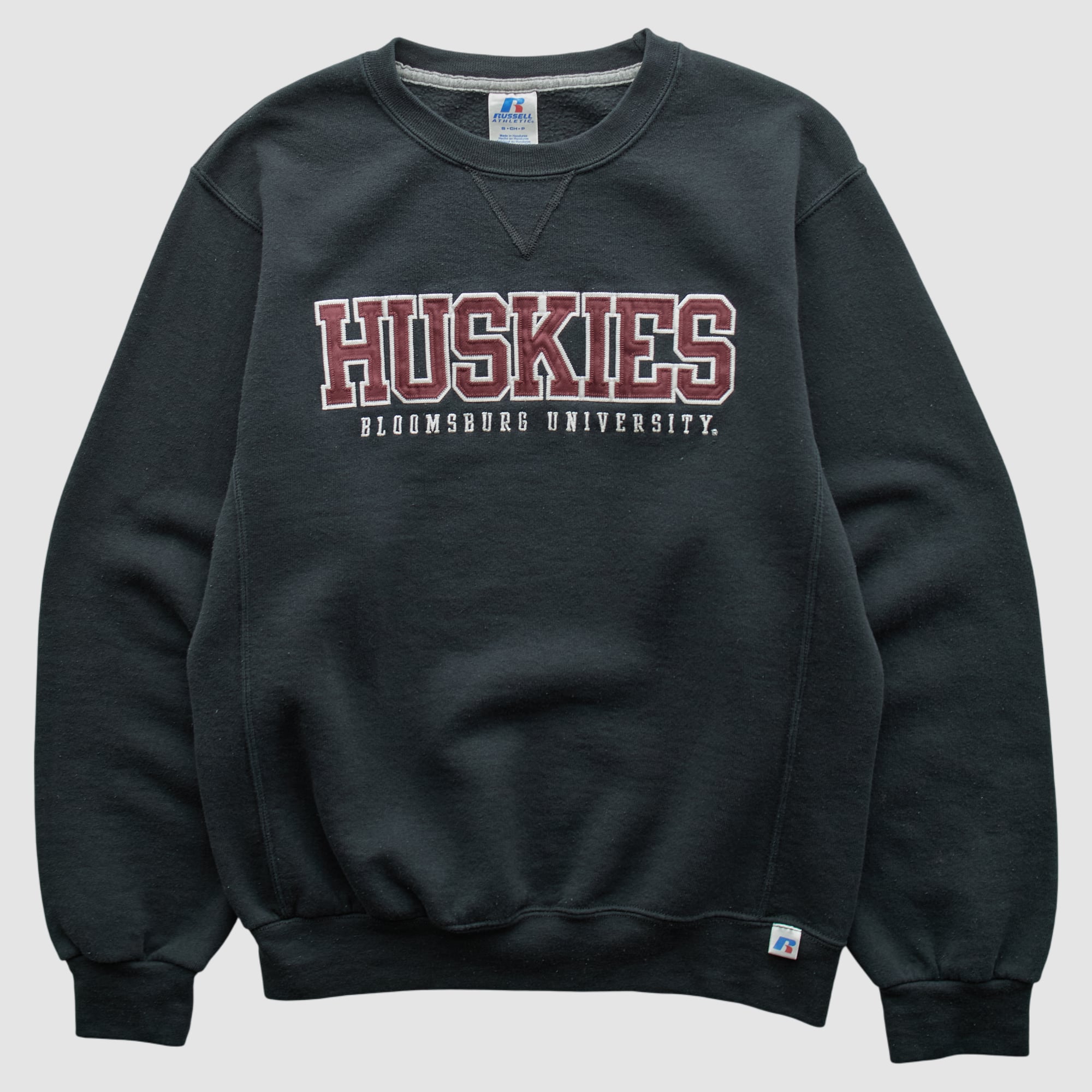 Bloomsburg Huskies Russell 2010s Pullover Sweatshirt - Black - XXS