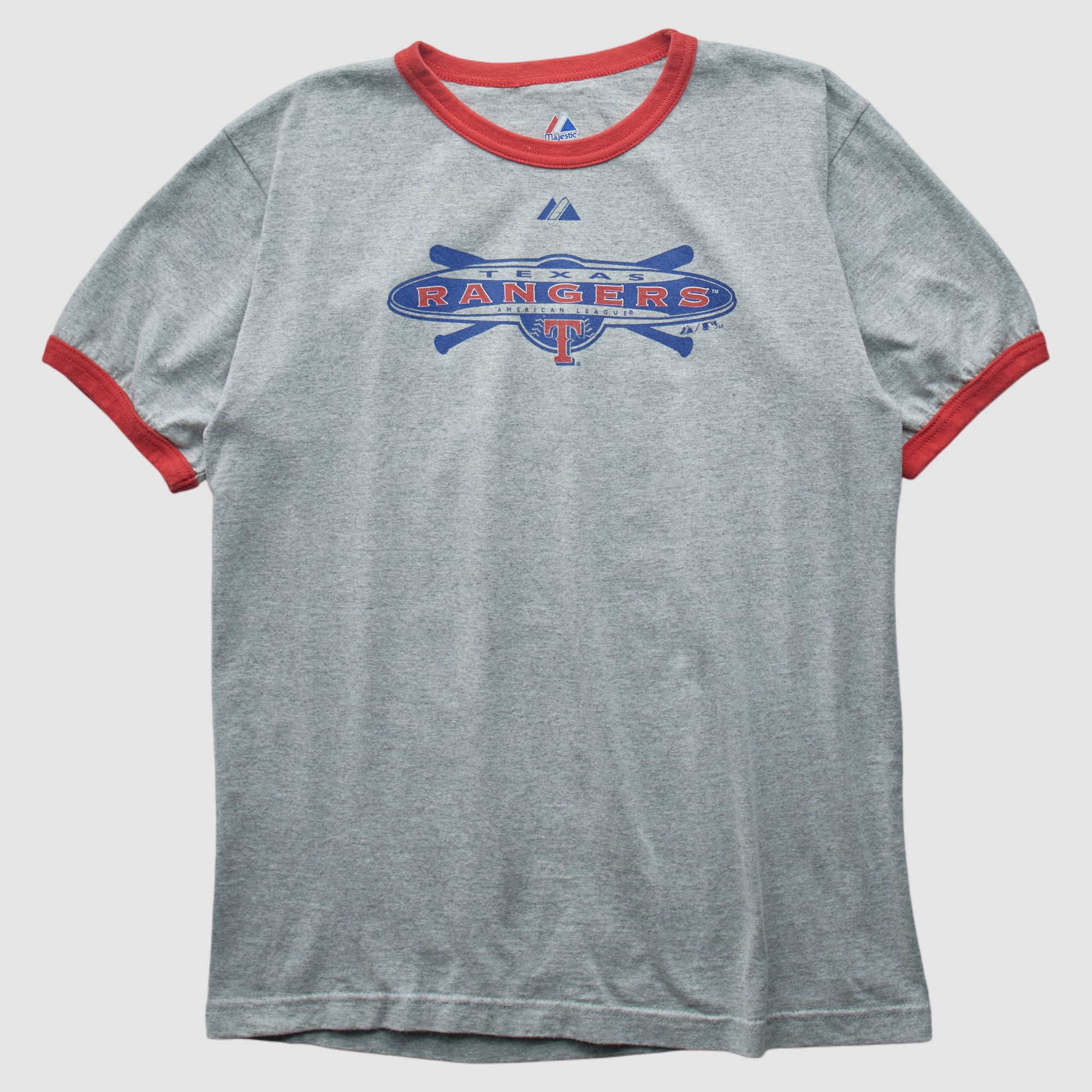 Texas Rangers Majestic 2010 T-shirt - Heather Gray - S