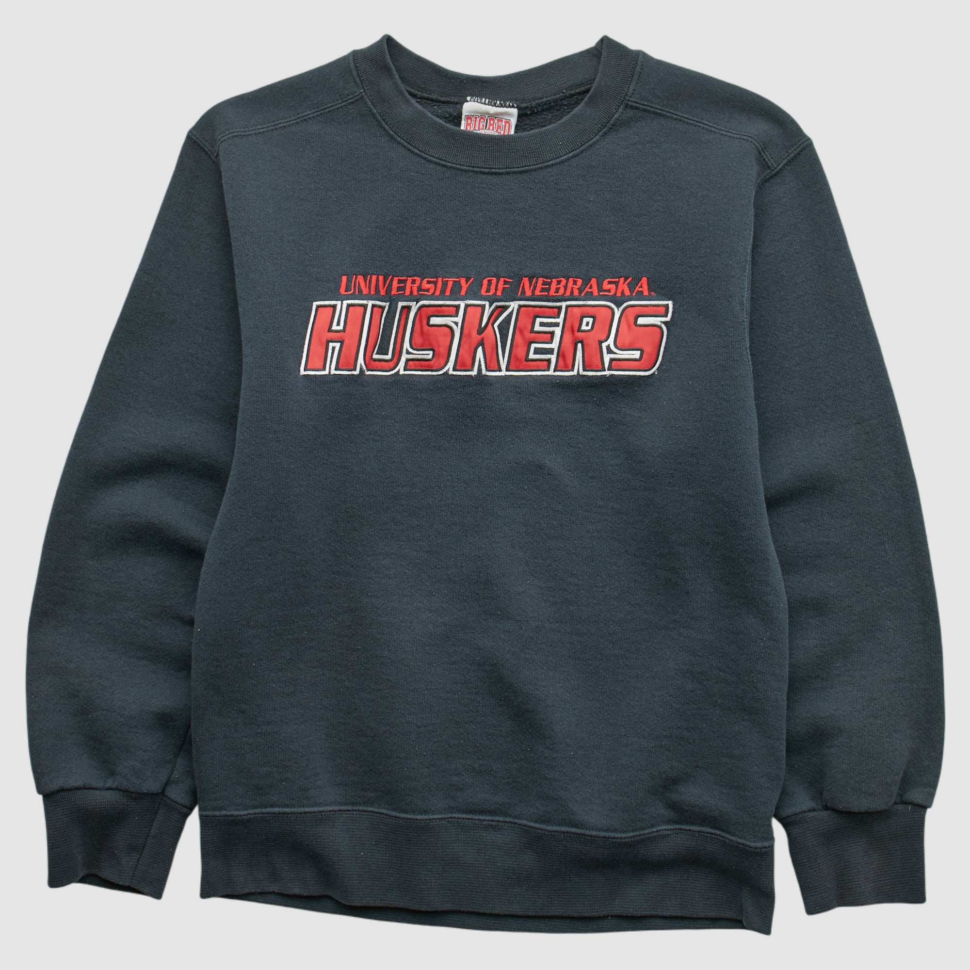 Nebraska Huskers Cotton Exchange 2000s Pullover Sweatshirt - Charcoal - XXS