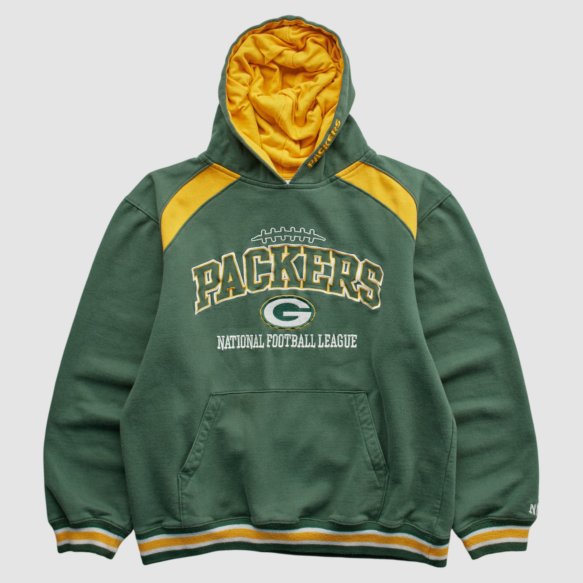 Green Bay Packers NFL 2000s Hooded Pullover Sweatshirt - Green - XXS