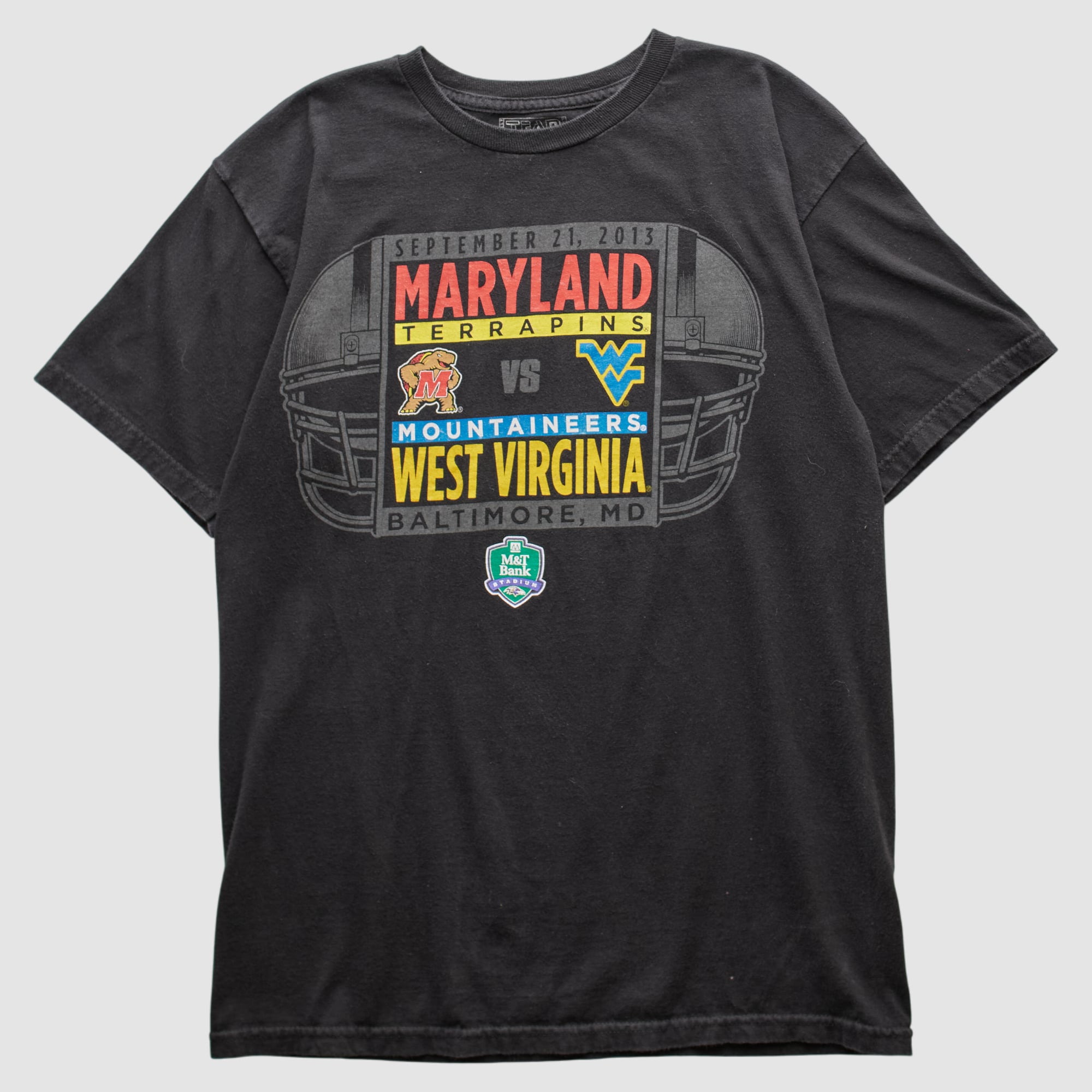 NCAA Maryland vs West Virginia Team Edition Apparel 2013 T-shirt - Black - S