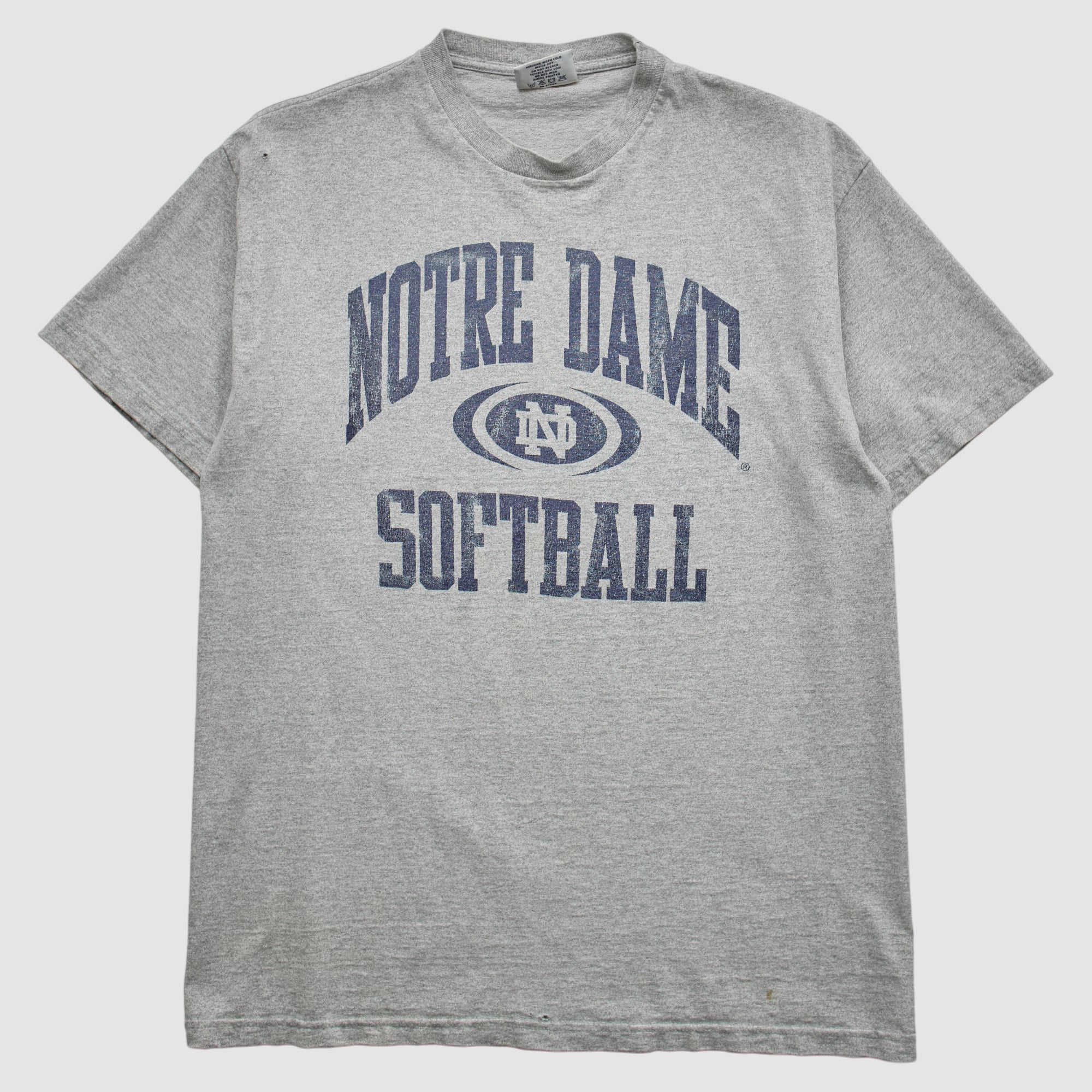 Notre Dame Fighting Irish Identity Sportswear 90s T-shirt - Heather Gray - L