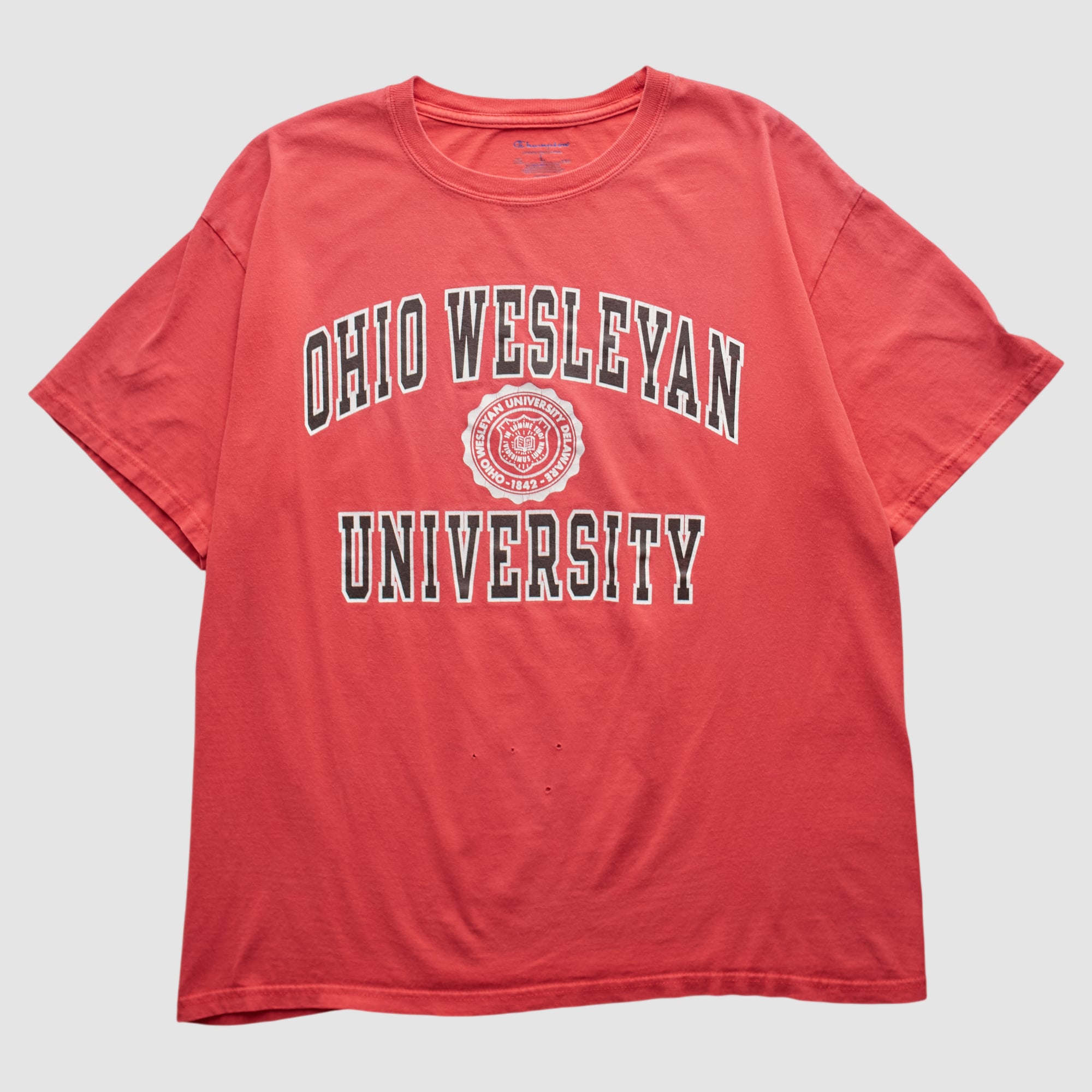 Ohio Wesleyan Battling Bishops Champion 2010s T-shirt - Red - S
