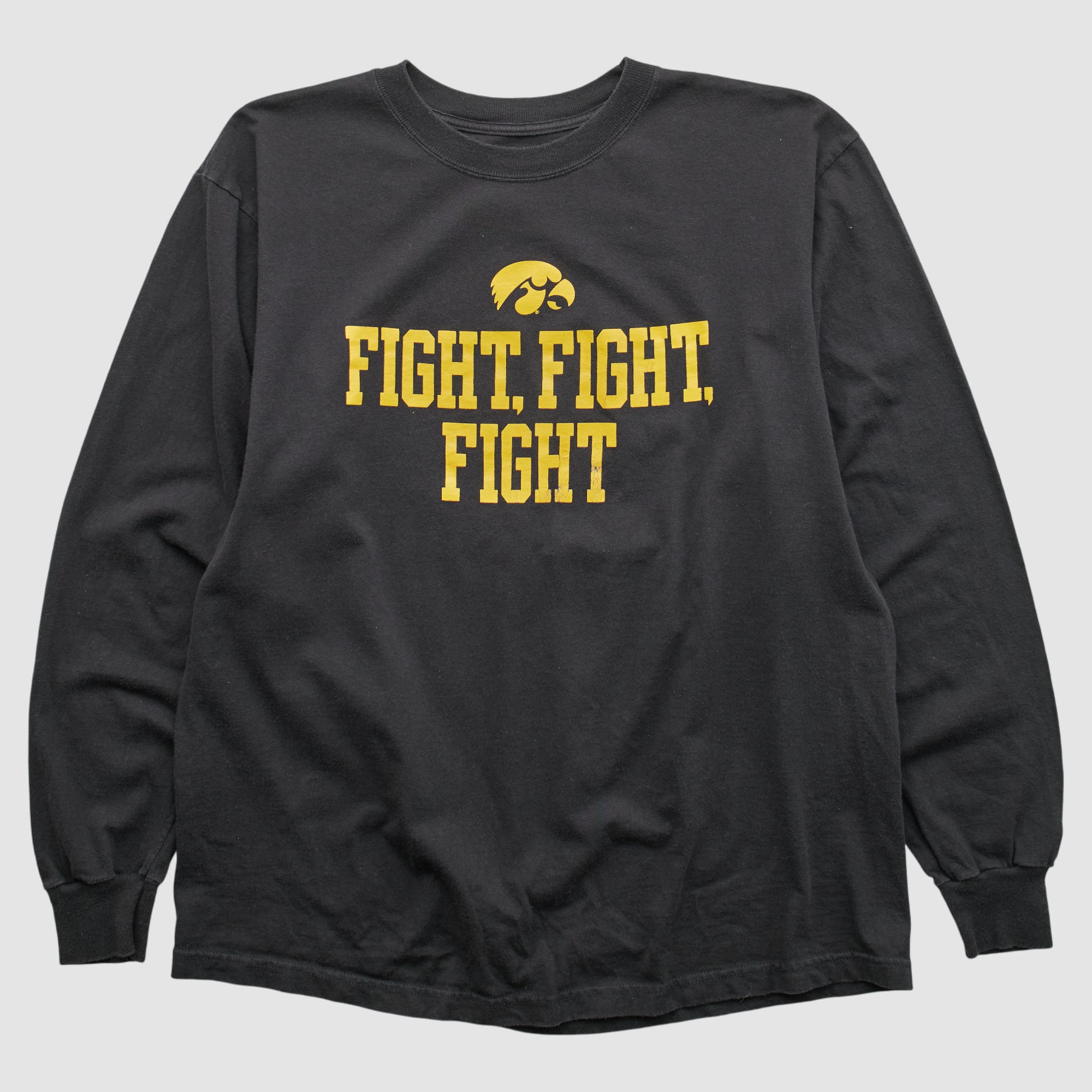 Iowa Hawkeyes Adidas 2000s Long Sleeve T-shirt - Black - L