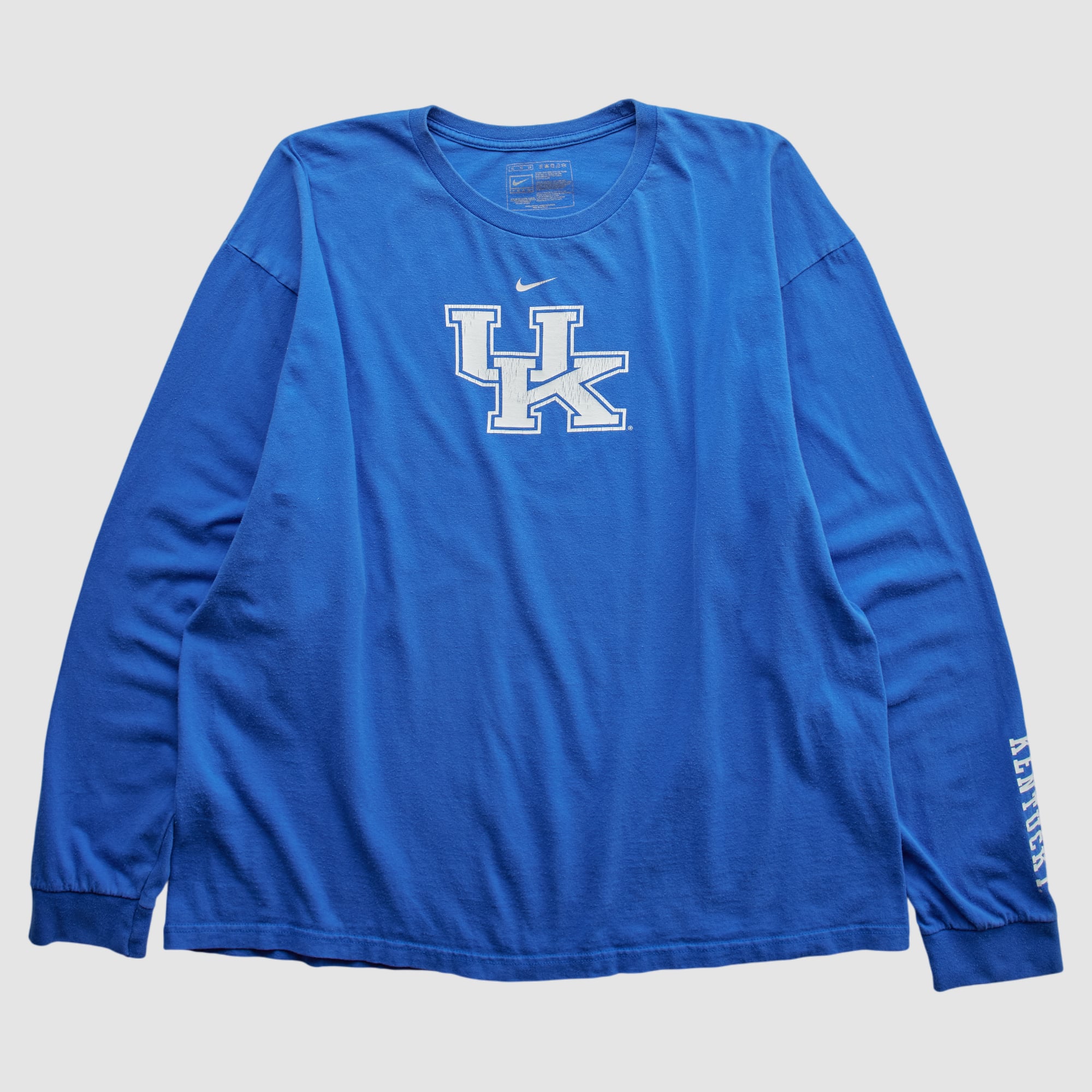 Kentucky Wildcats Nike 2000s Long Sleeve T-shirt - Blue - M