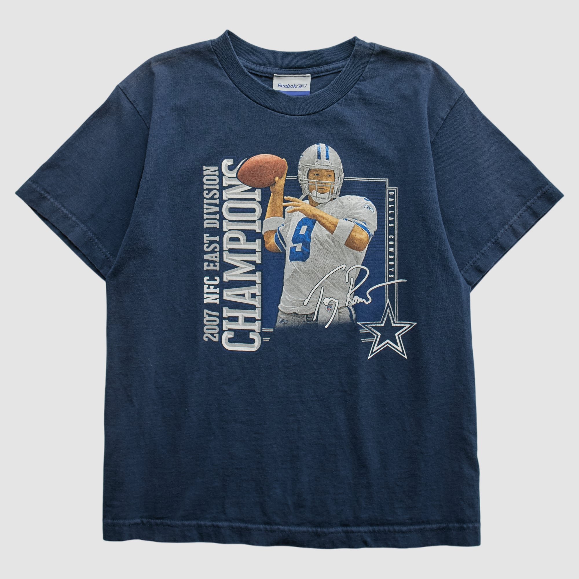 Dallas Cowboys Reebok 2007 T-shirt - Navy - Yth L