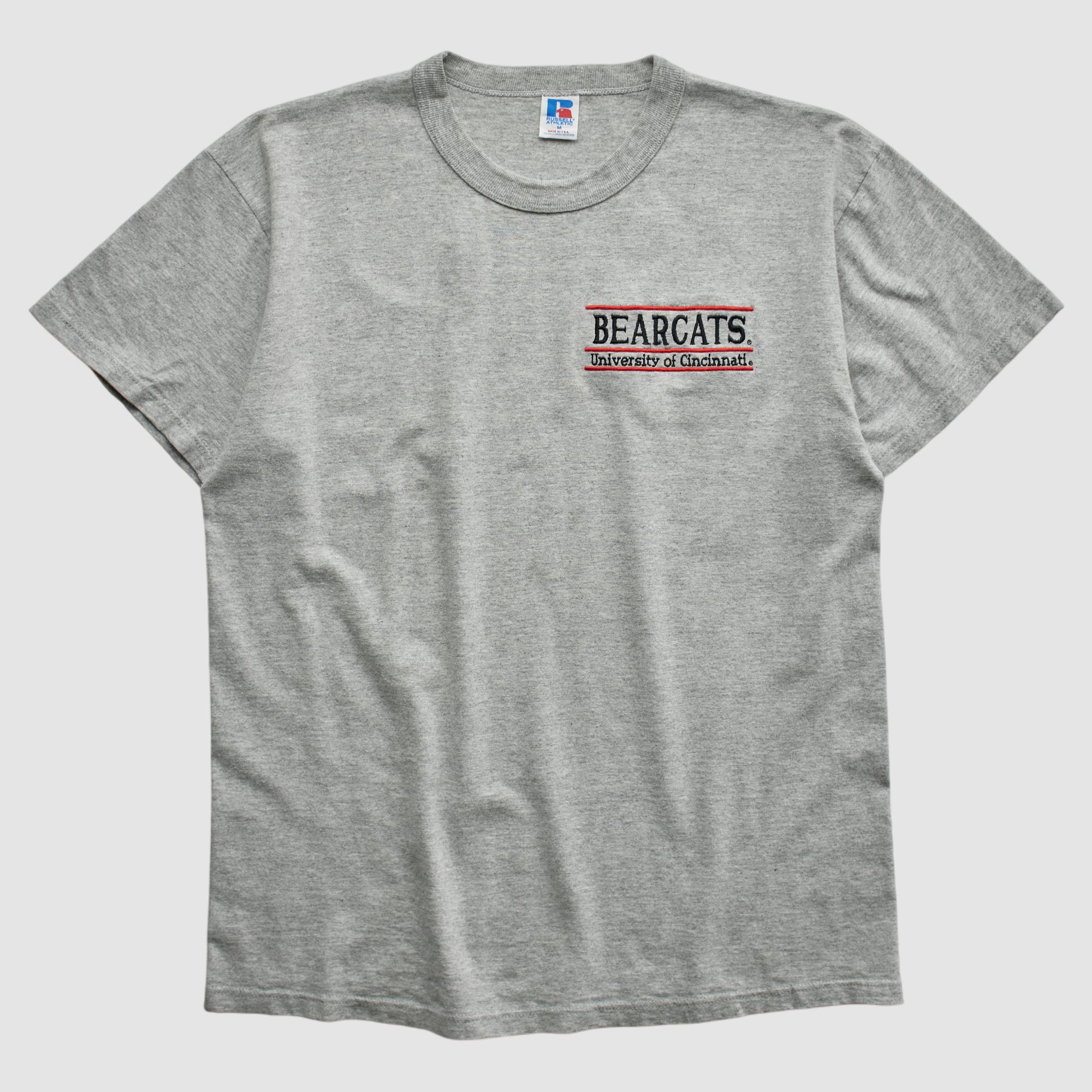Cincinnati Bearcats Russell 90s T-shirt - Heather Gray - S