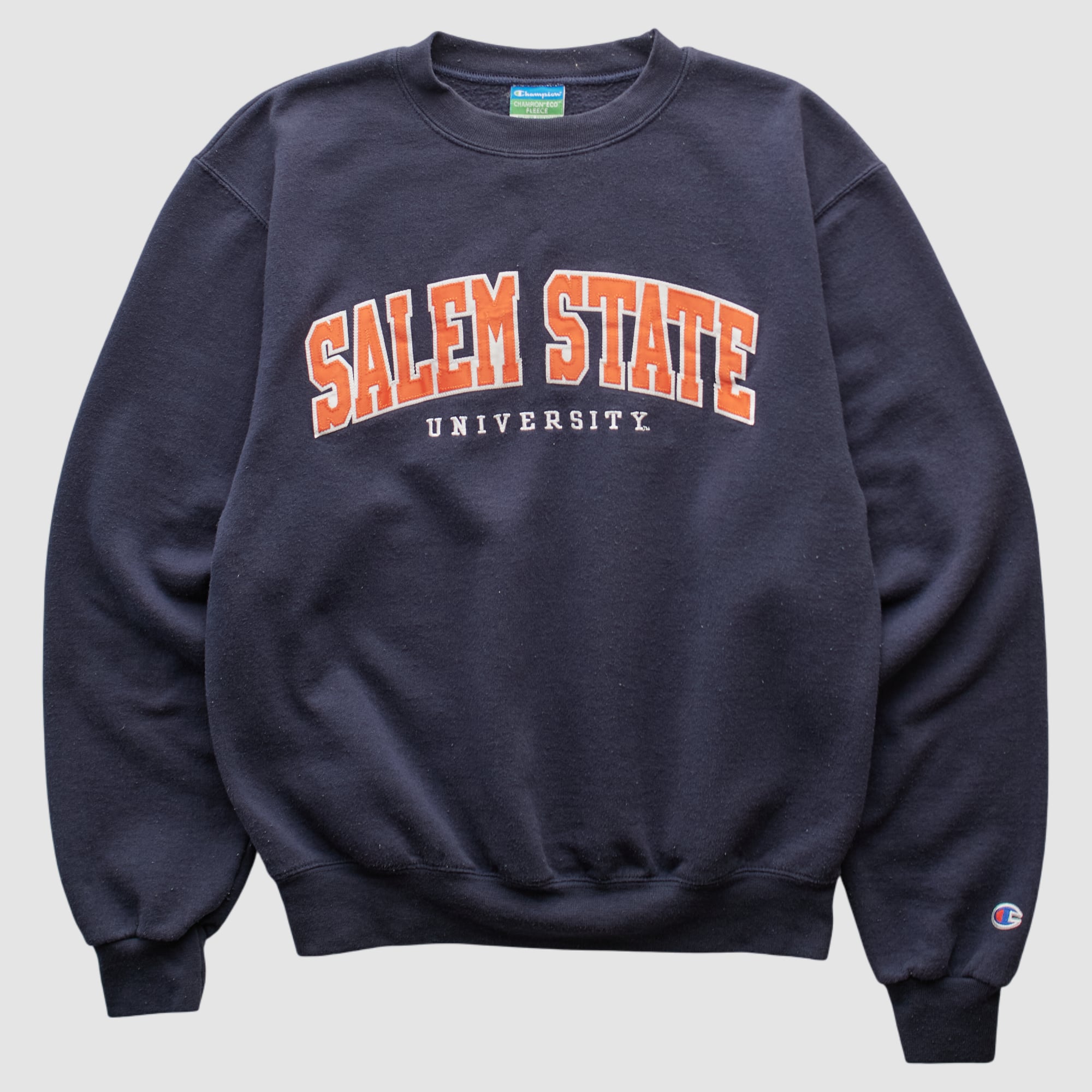 Salem State University Vikings Champion 2010s Pullover Sweatshirt - Navy - XS