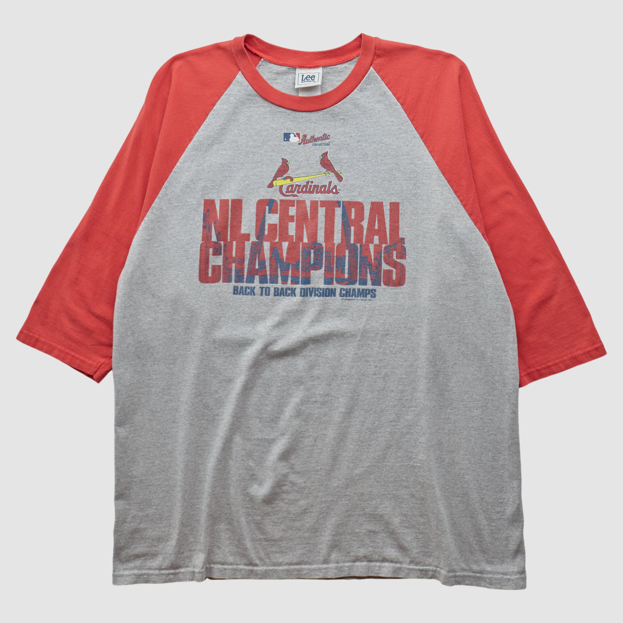St. Louis Cardinals Lee Apparel 2000s T-shirt - Heather Gray - XL