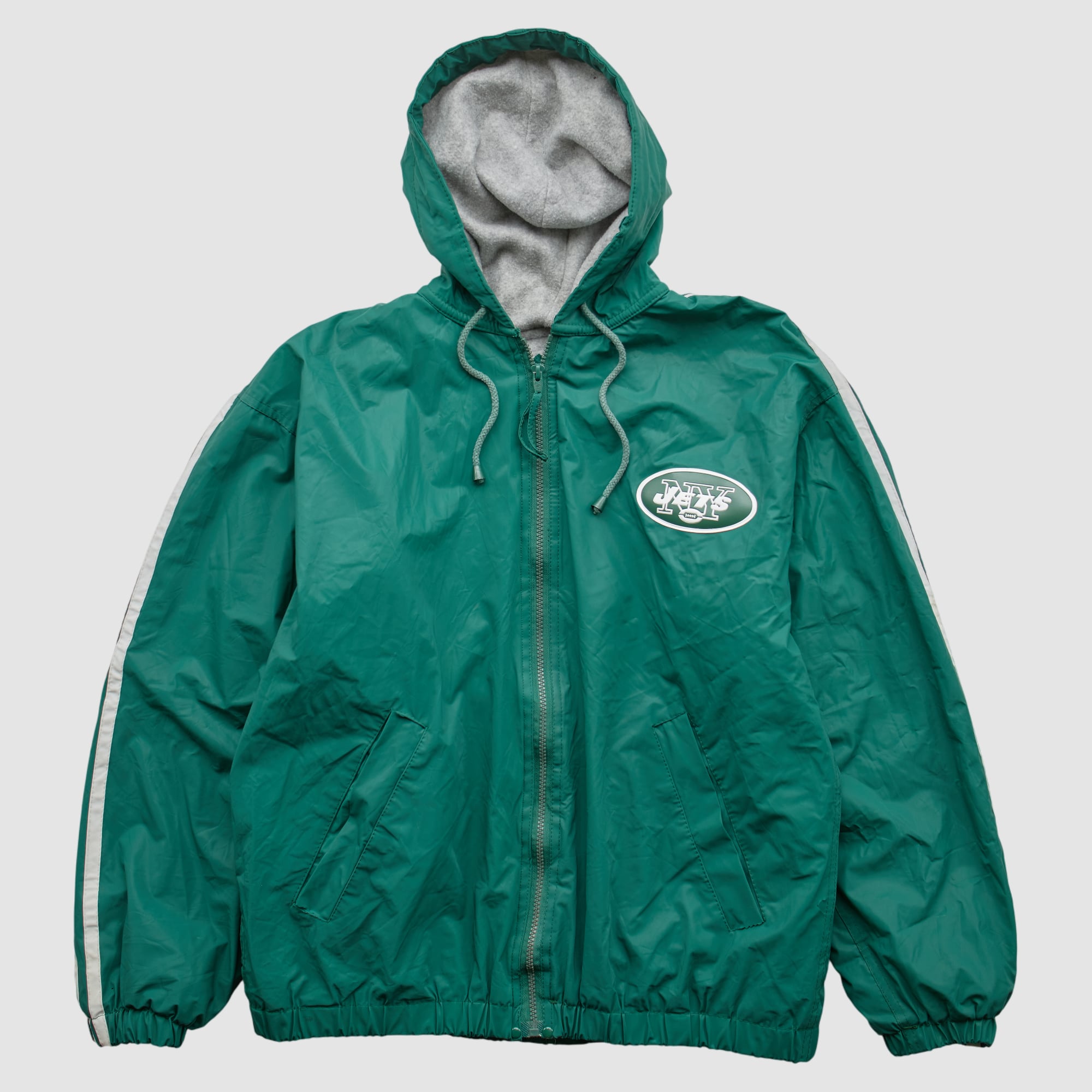 New York Jets NFL 2000s Hooded Full Zip Jacket - Green - S