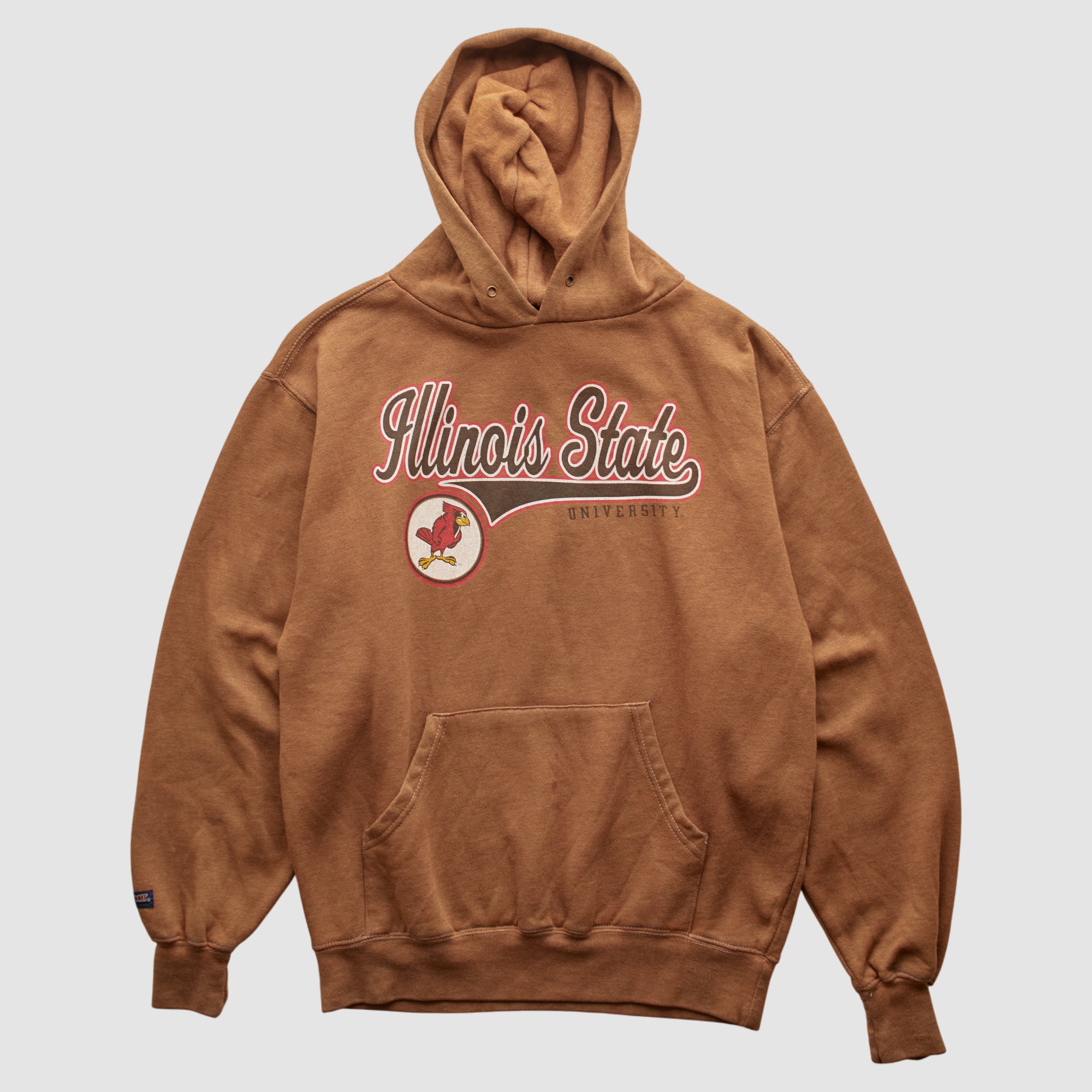 Illinois State Redbirds Jansport 2000s Hooded Pullover Sweatshirt - Brown - S