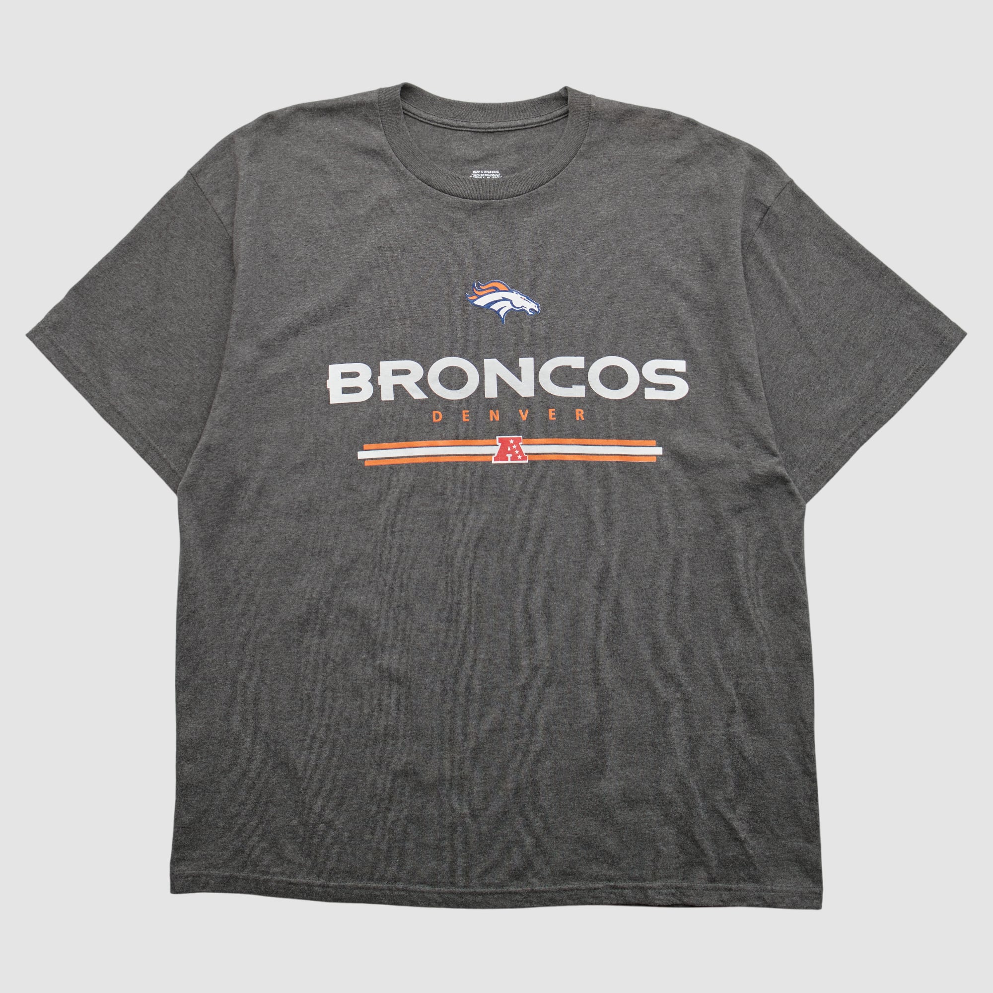 Denver Broncos 2010s T-shirt - Dark Heather Gray - 2XL