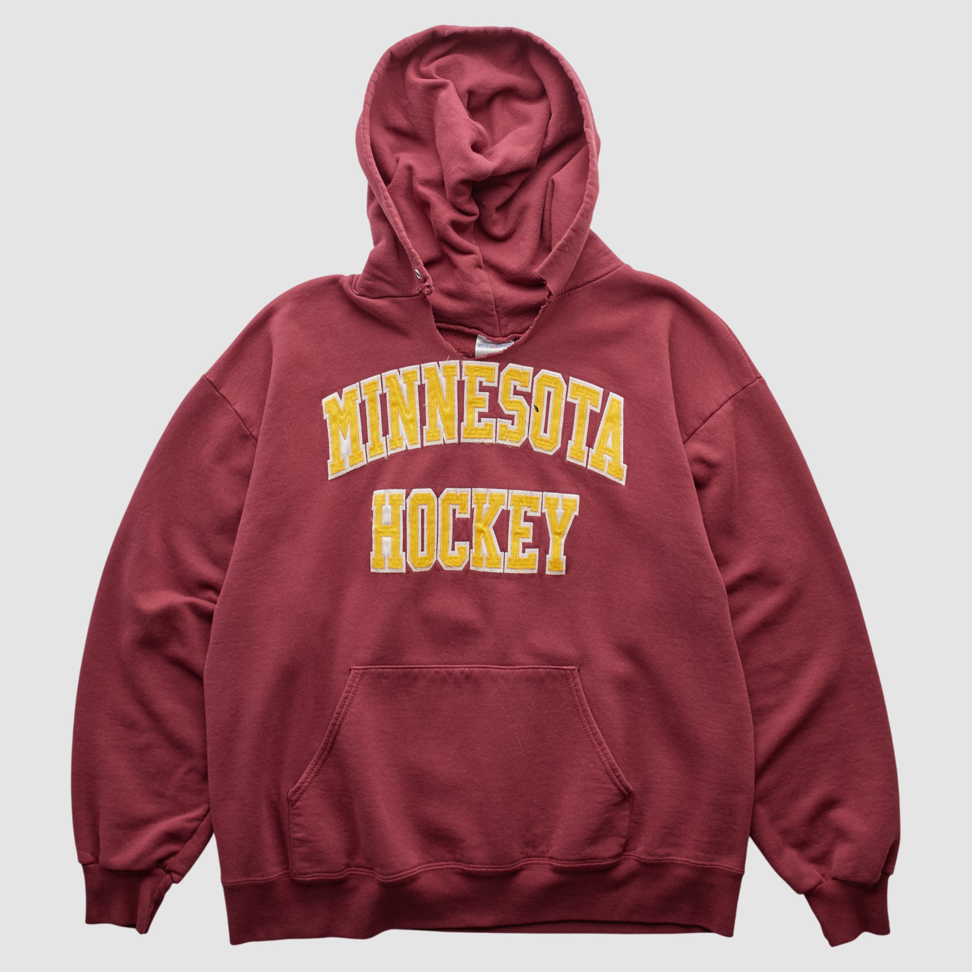 Minnesota Golden Gophers Super Sweats 2000s Hooded Pullover Sweatshirt - Maroon - XXS