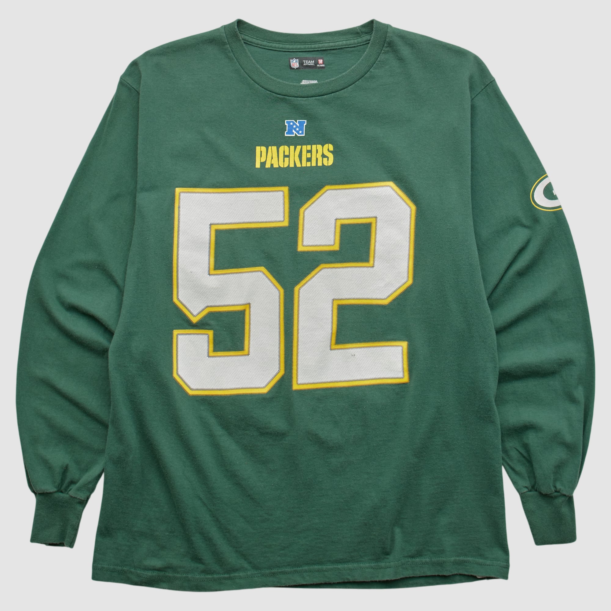 Green Bay Packers NFL 2010s Long Sleeve T-shirt - Green - XS