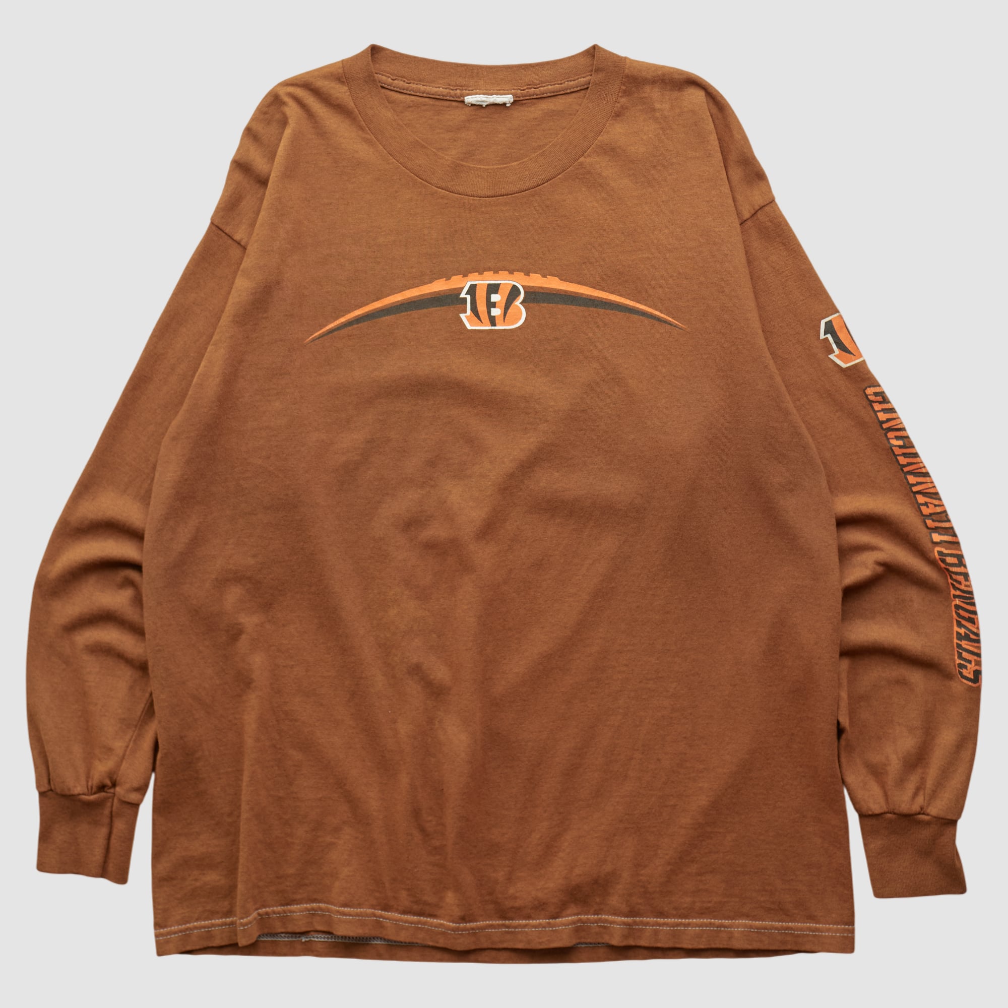 Cincinnati Bengals 2000s Long Sleeve T-shirt - Brown - S
