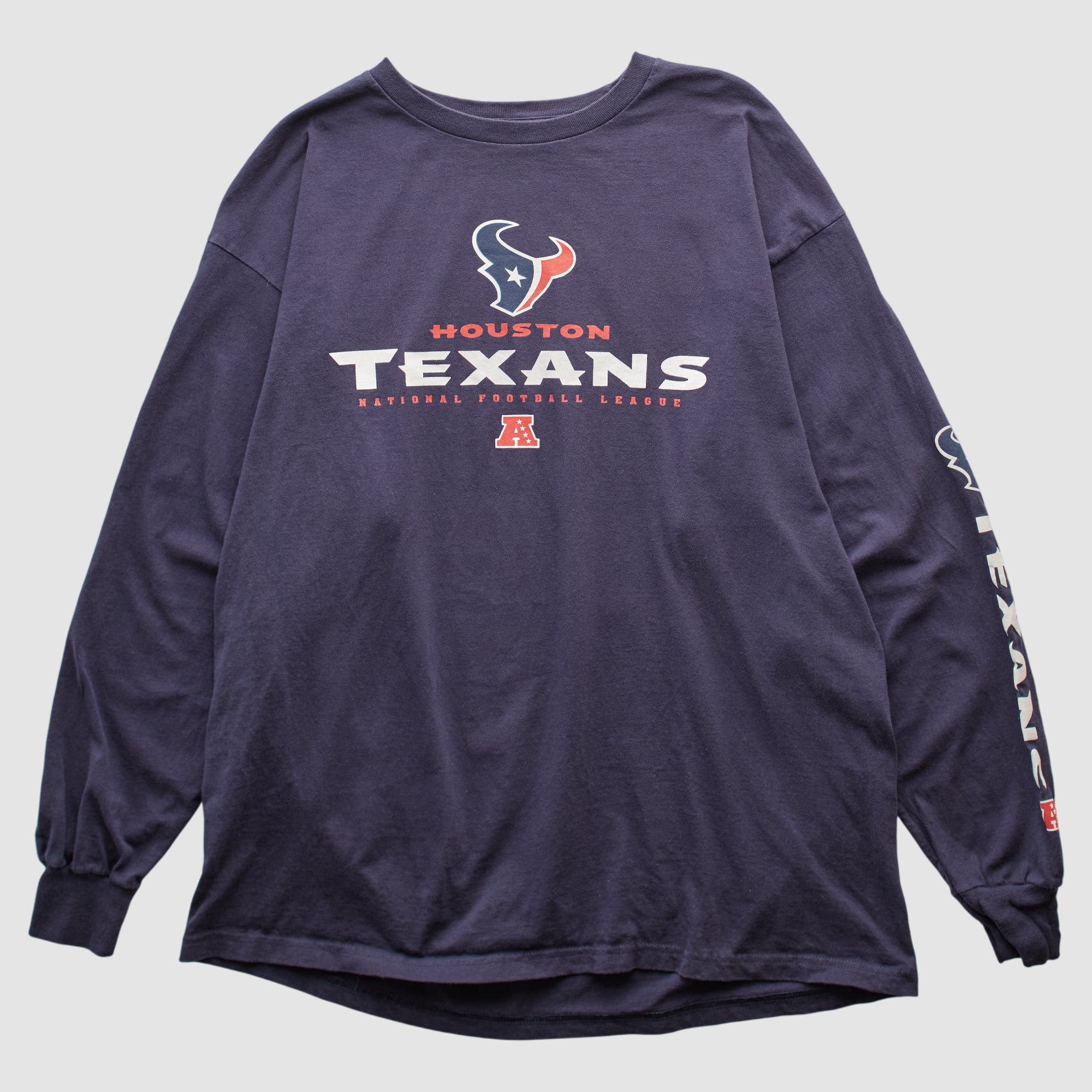 Houston Texans NFL 2000s Long Sleeve T-shirt - Navy - M