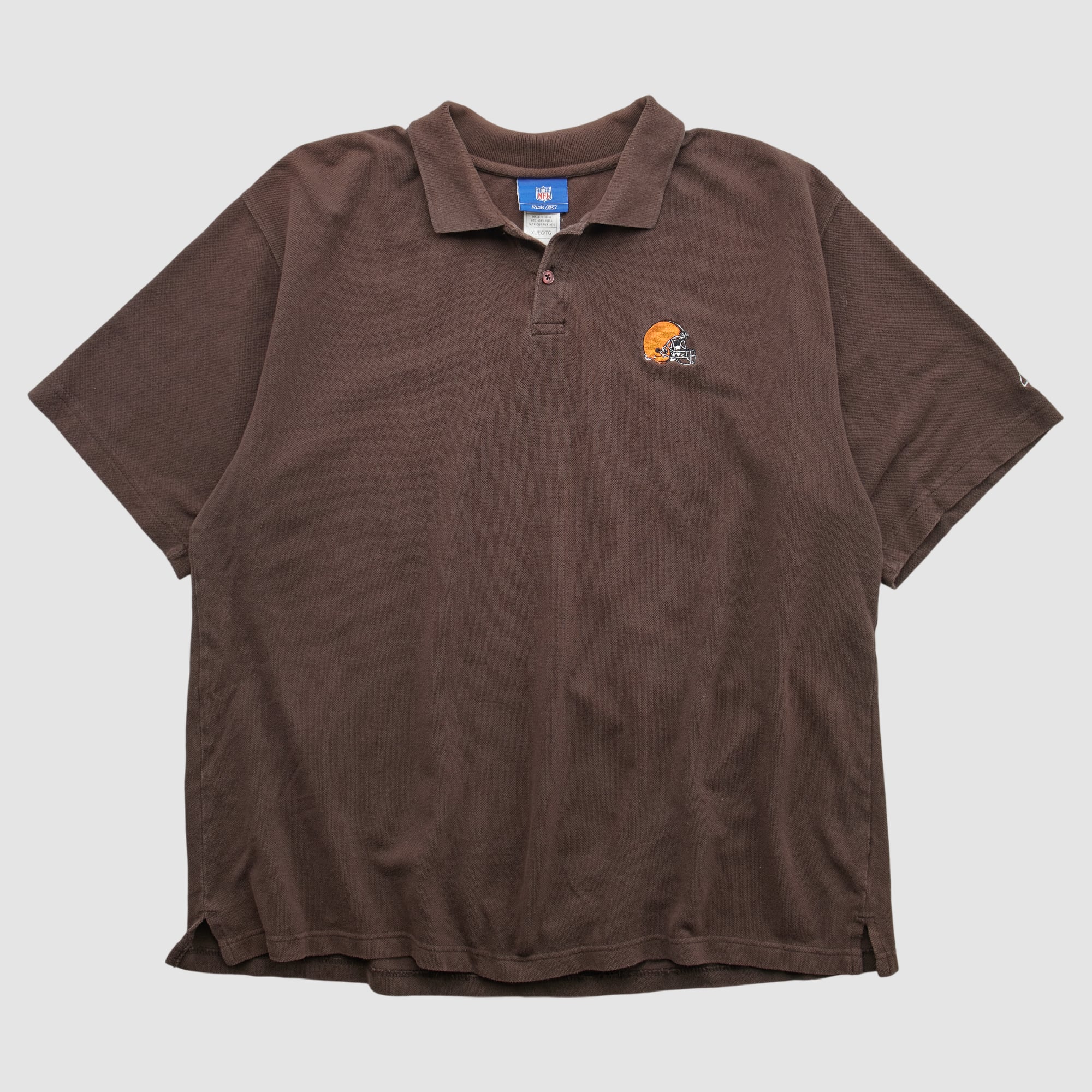 Cleveland Browns Reebok 2000s Polo - Brown - XL