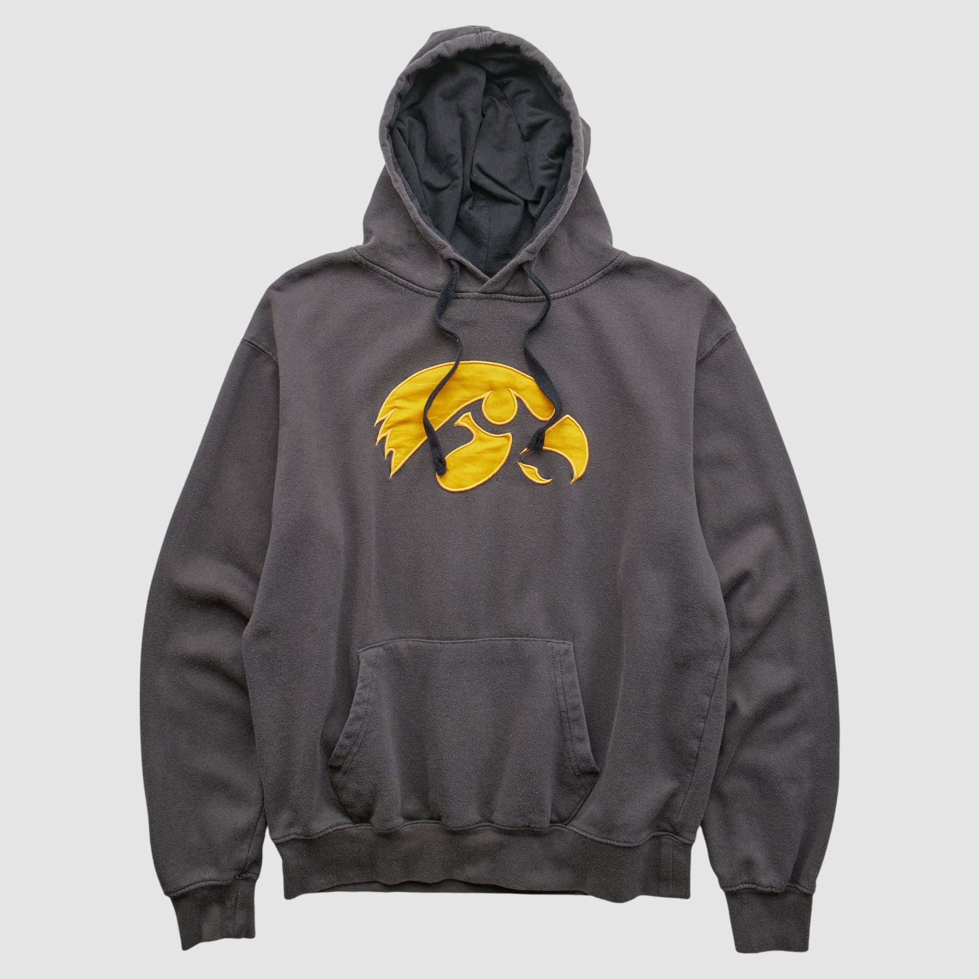 Iowa Hawkeyes Stadium Athletics 2010s Hooded Pullover Sweatshirt - Charcoal - XS
