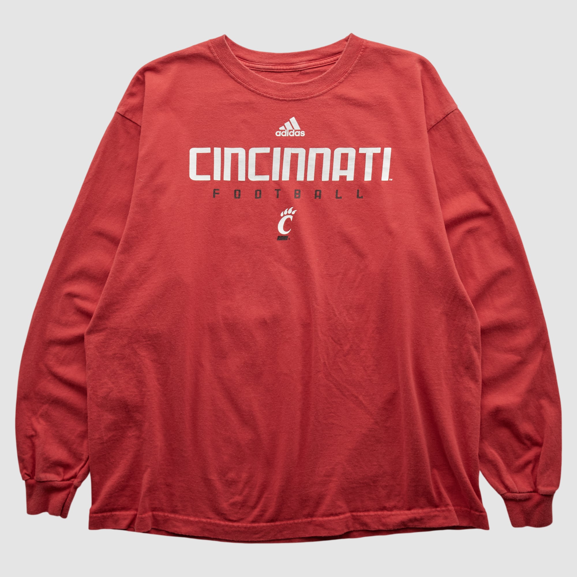 Cincinnati Bearcats Adidas 2000s Long Sleeve T-shirt - Red - S