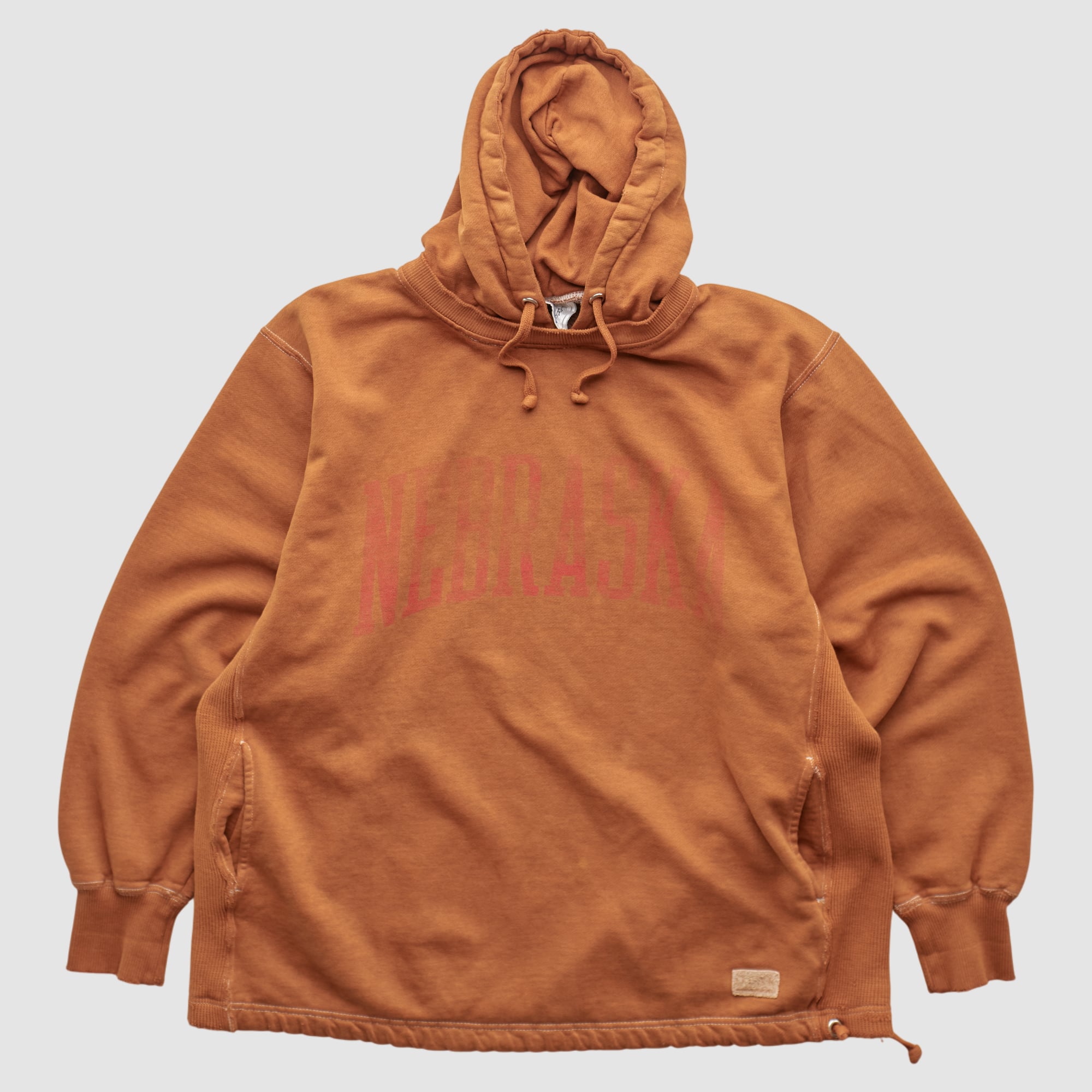 Nebraska Huskers Pro Gear 2000s Hooded Pullover Sweatshirt - Orange - S