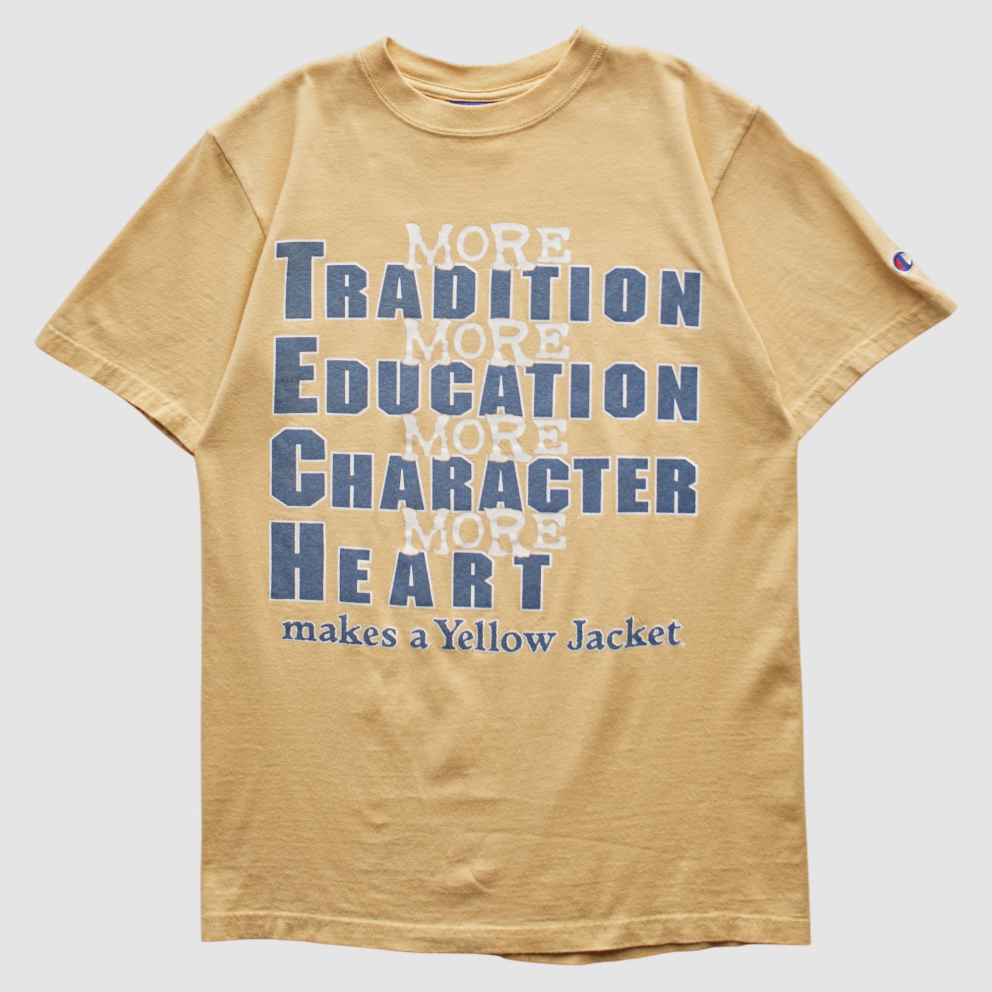 Georgia Tech Yellow Jackets Champion 2000s T-shirt - Tan - XXS
