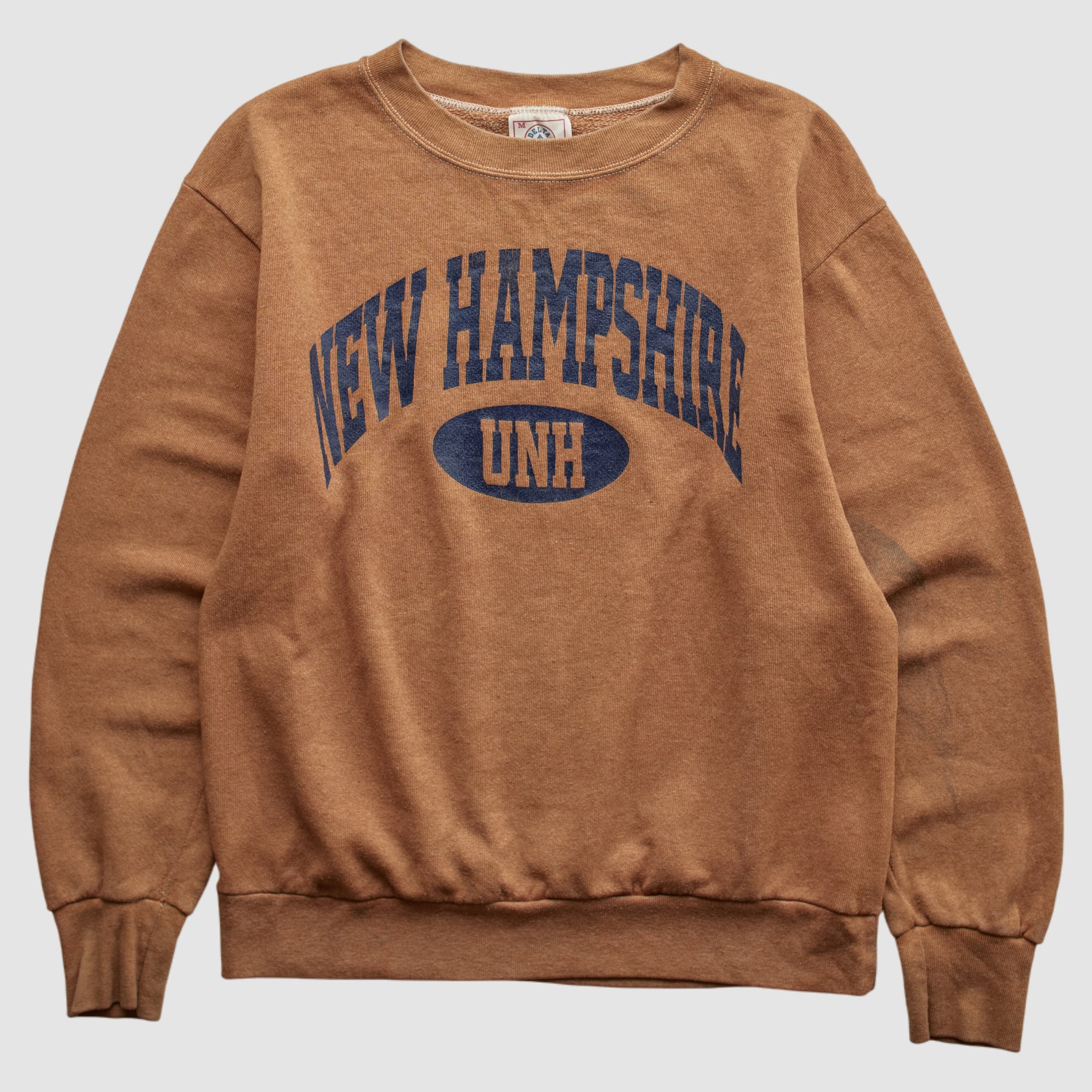 New Hampshire Wildcats Delta 90s Pullover Sweatshirt - Brown - XS