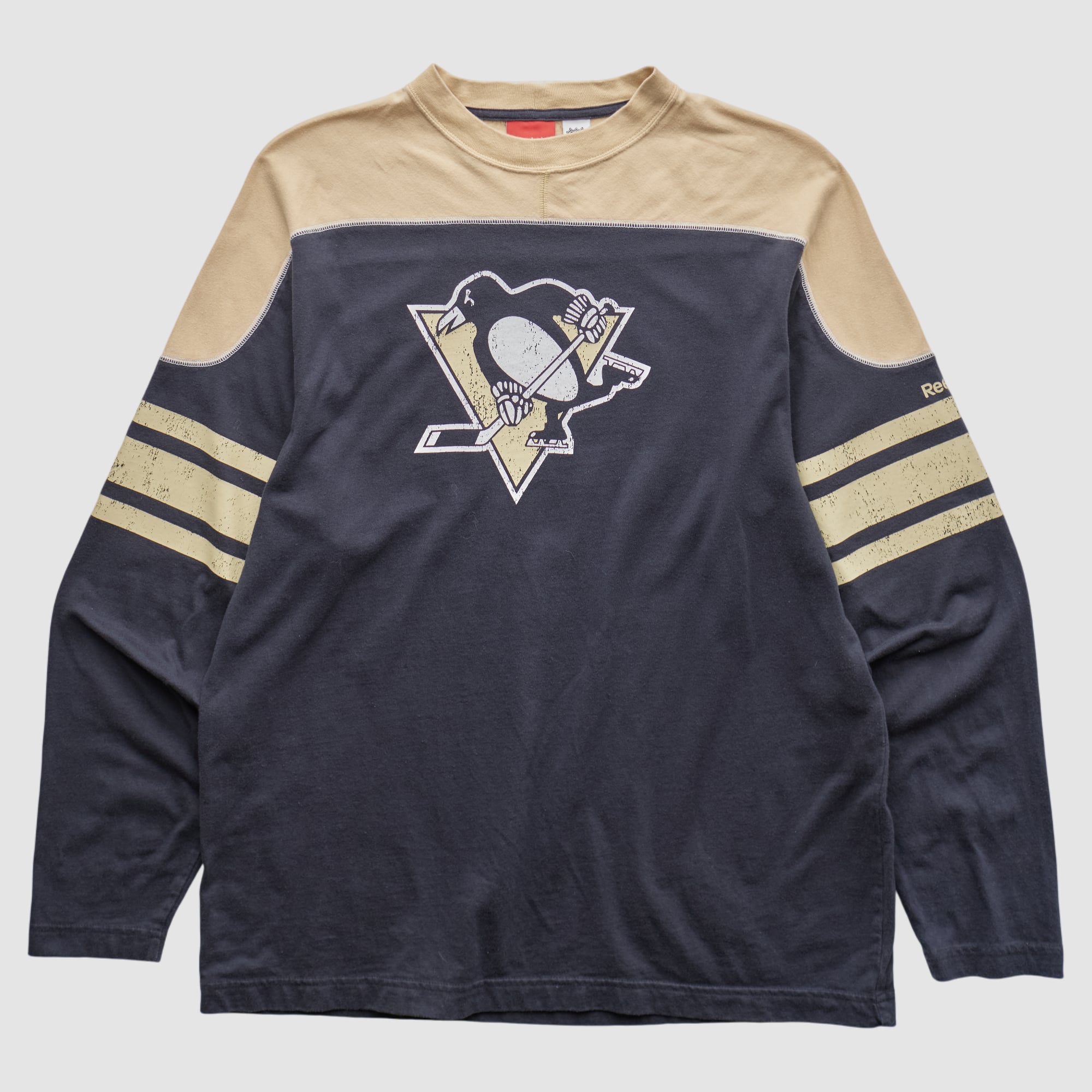 Pittsburgh Penguins Reebok 2000s Long Sleeve T-shirt - Navy - M