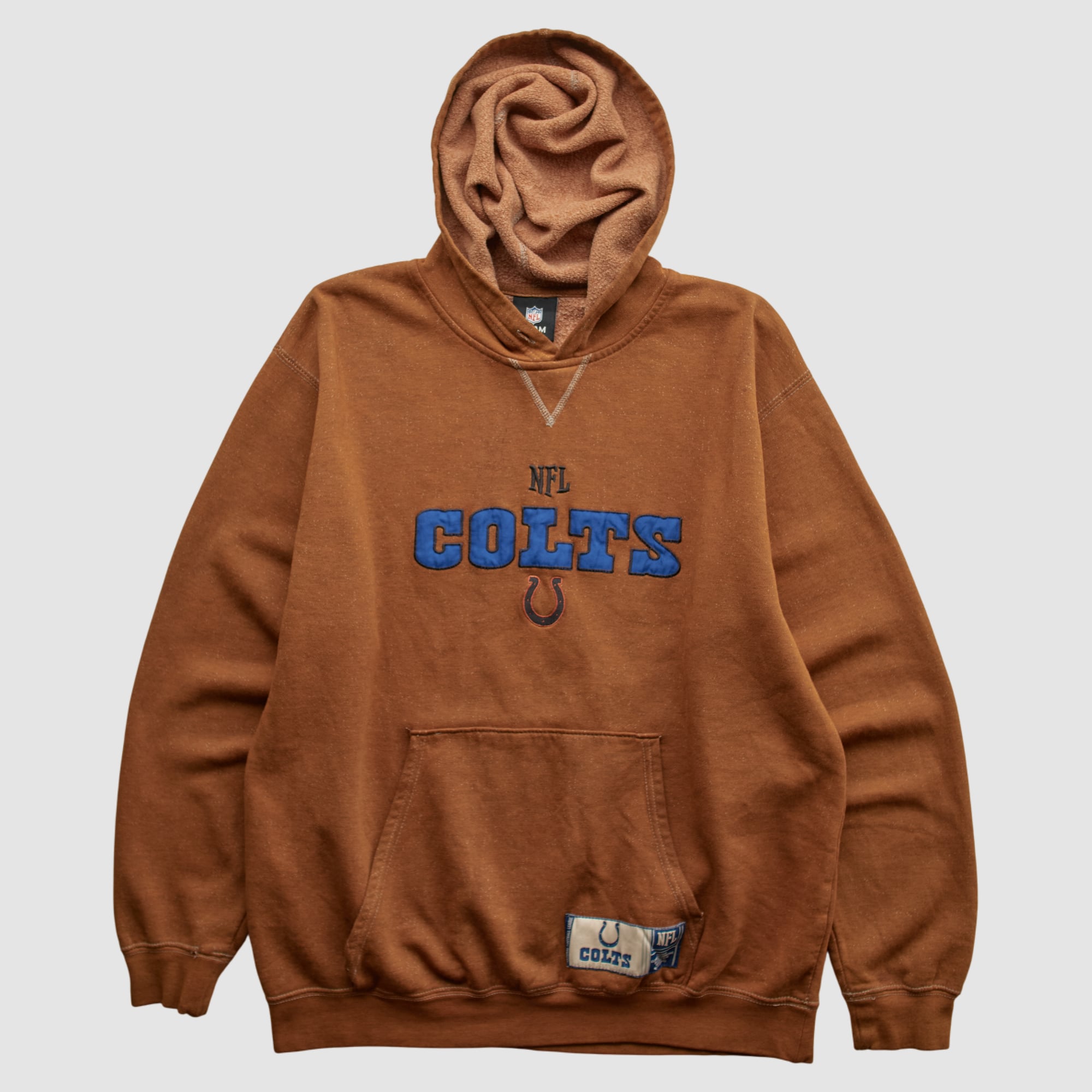 Indianapolis Colts NFL 2010s Hooded Pullover Sweatshirt - Brown - S