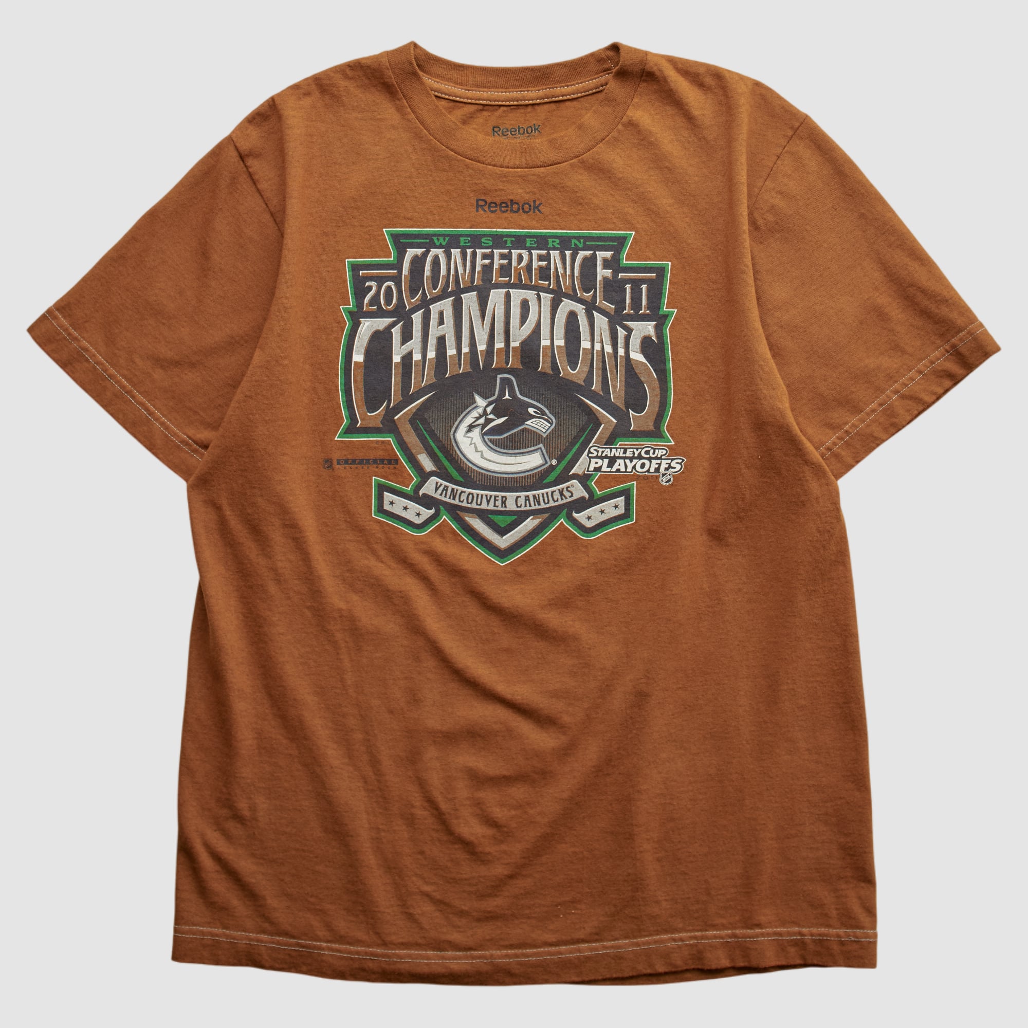 Vancouver Canucks Reebok 2011 T-shirt - Brown - XS