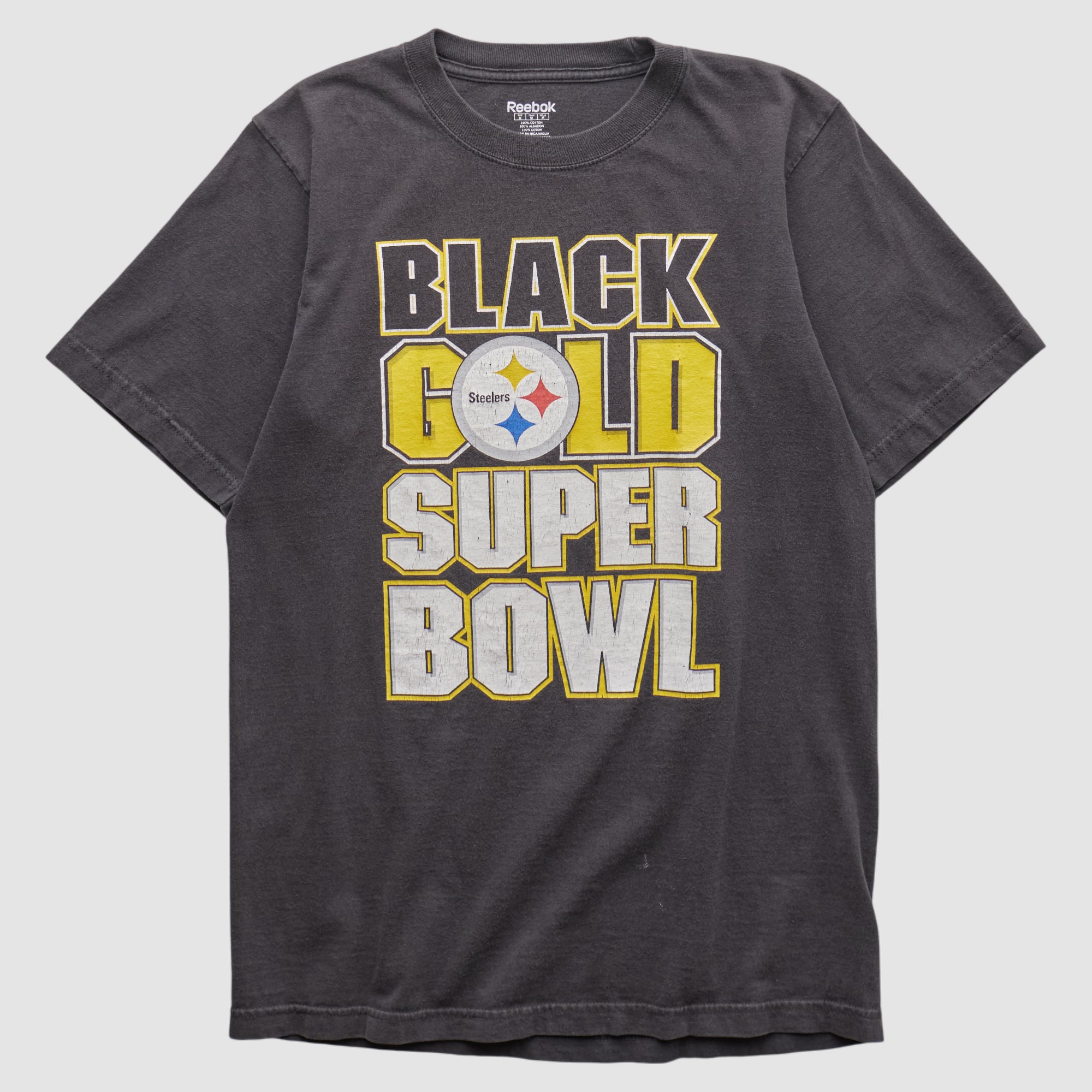 Pittsburgh Steelers Reebok 2000s T-shirt - Black - S
