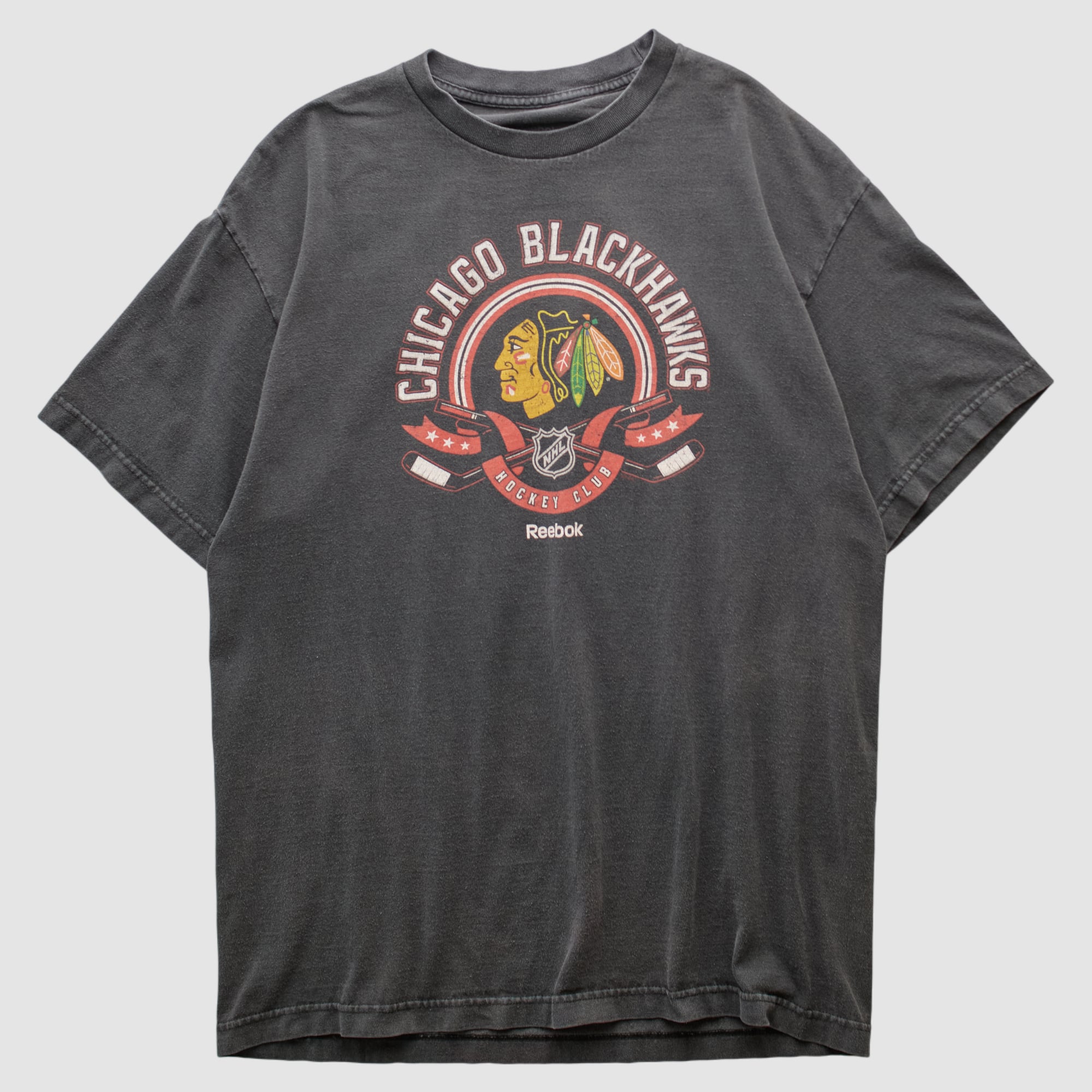 Chicago Blackhawks Reebok 2000s T-shirt - Charcoal - XS
