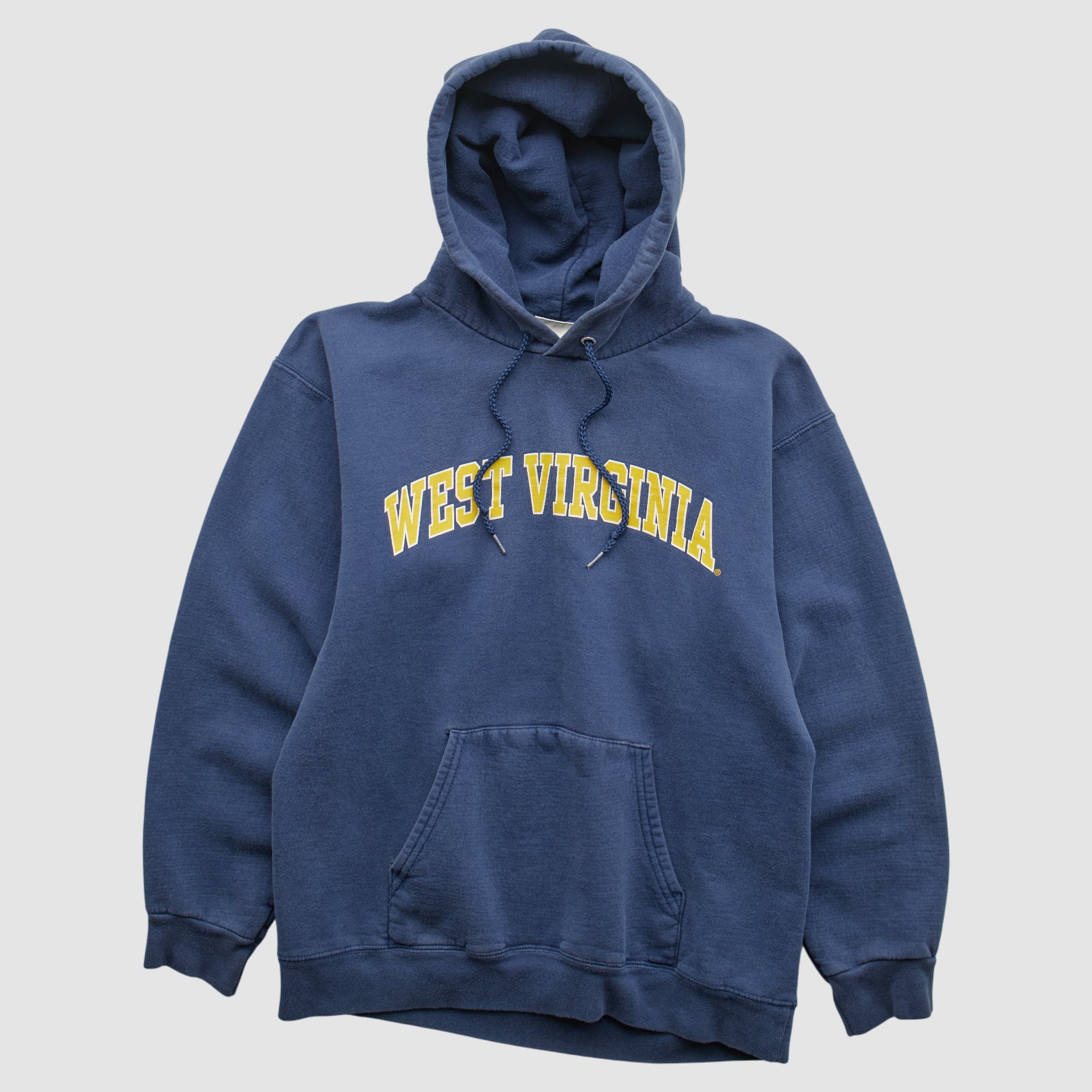 West Virginia Mountaineers Hanes 2000s Hooded Pullover Sweatshirt - Navy - XXS