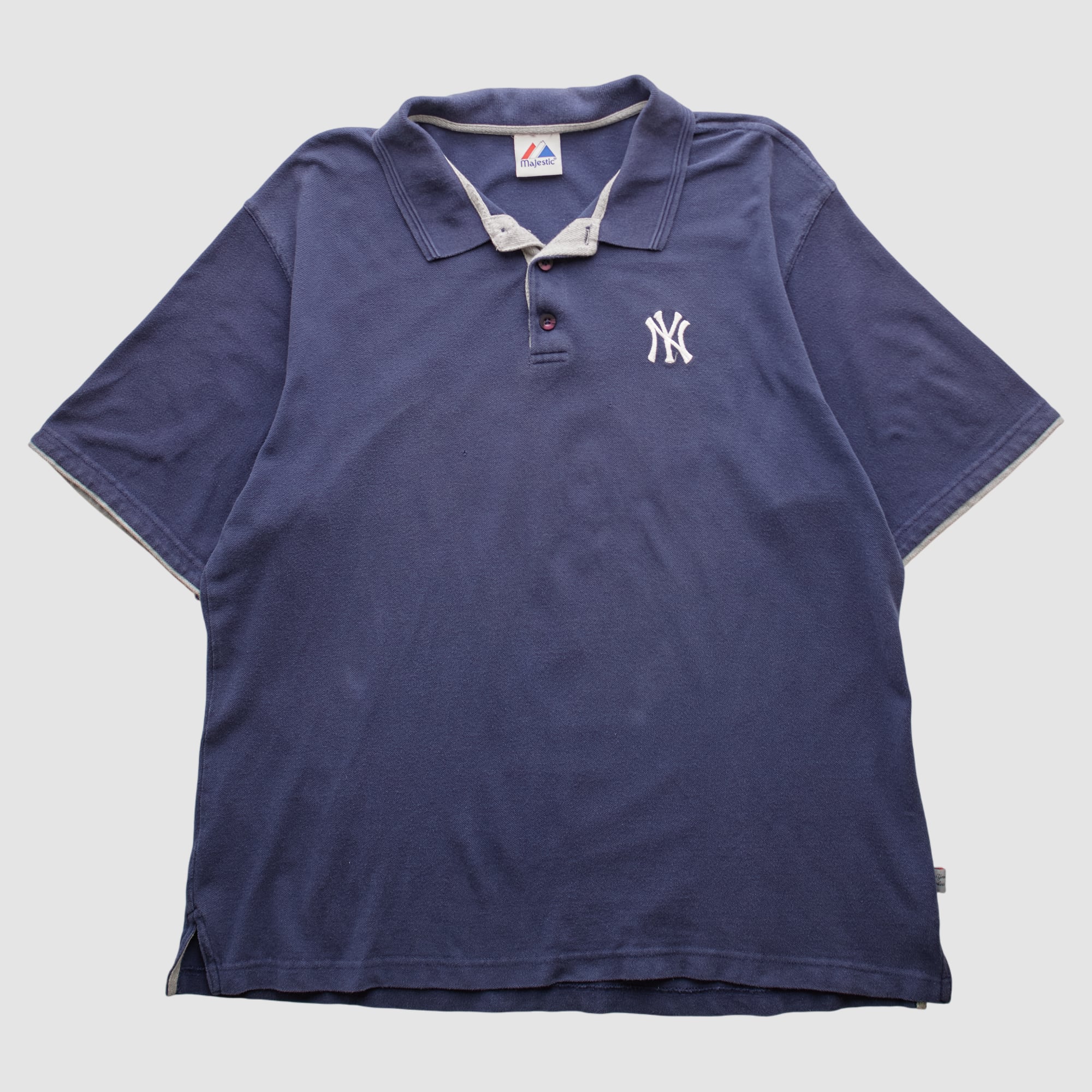 New York Yankees Majestic 2000s Polo - Navy - XL