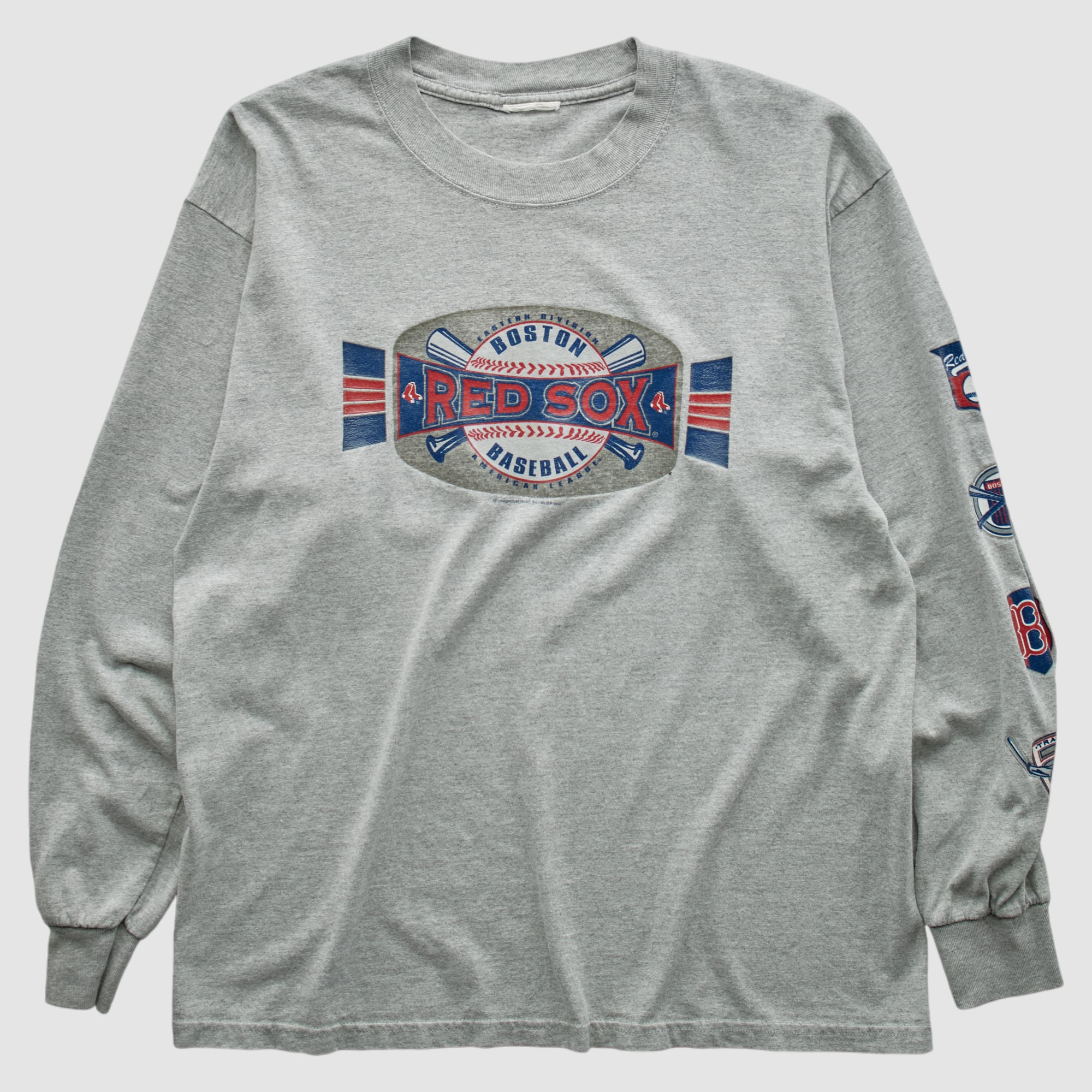 Boston Red Sox 2001 Long Sleeve T-shirt - Heather Gray - S