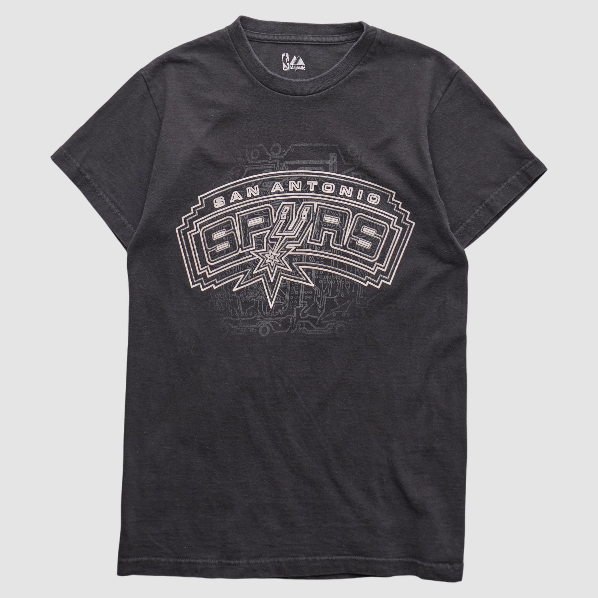 San Antonio Spurs Majestic 2000s T-shirt - Black - XXS