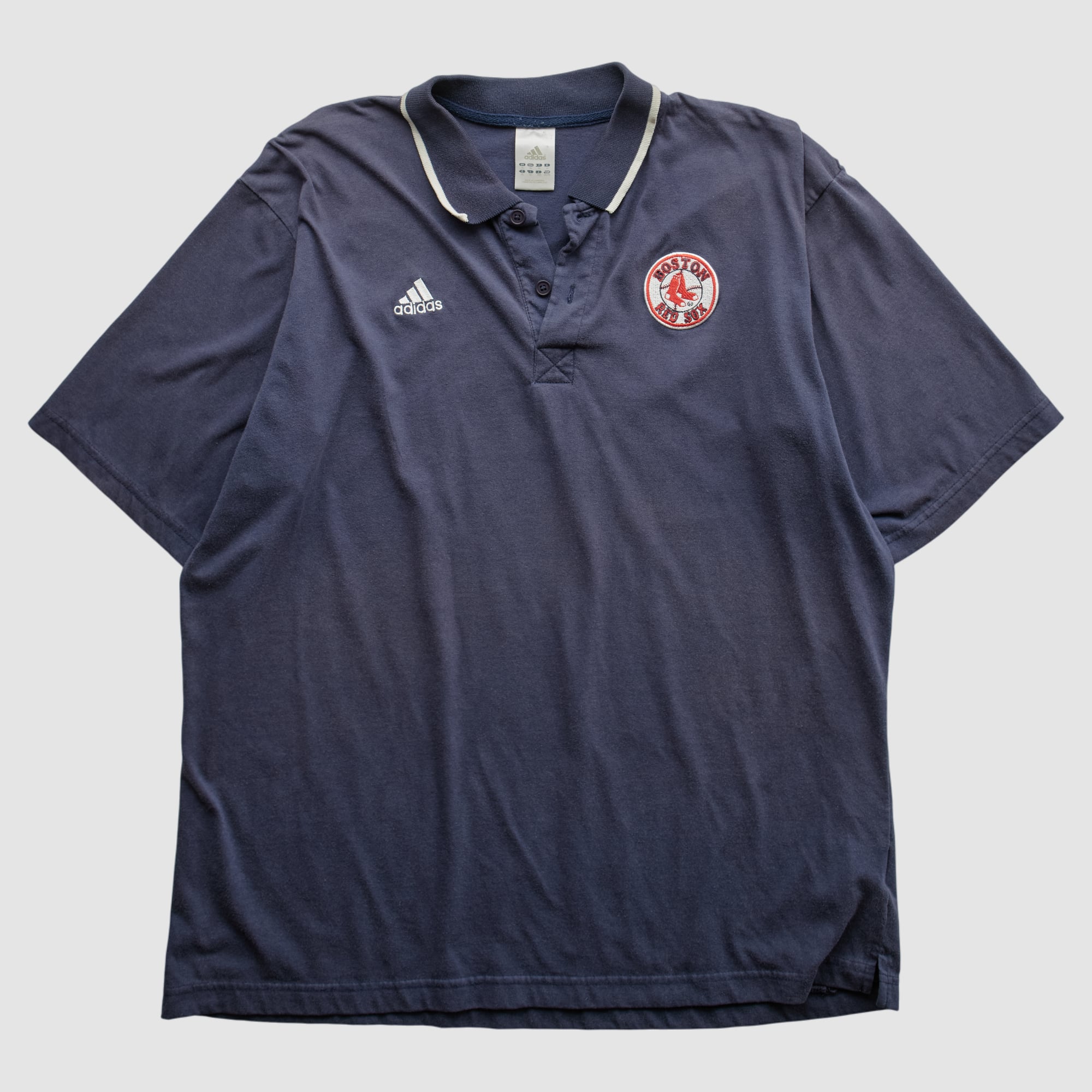 Boston Red Sox Adidas 2000s Polo - Navy - L