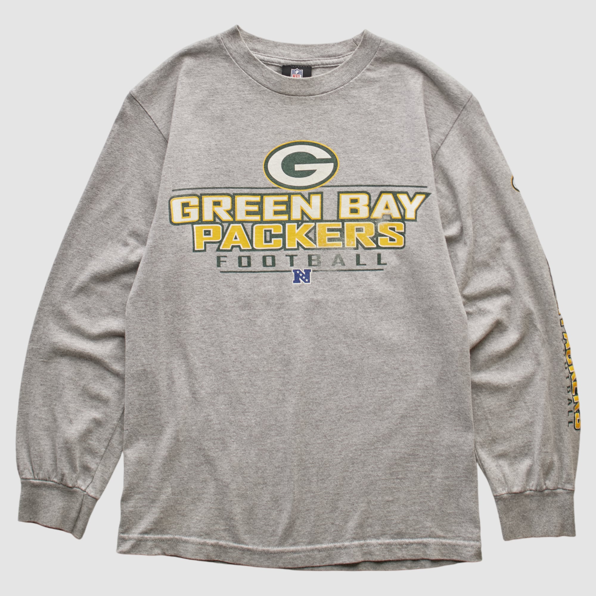 Green Bay Packers NFL 2010s Long Sleeve T-shirt - Heather Gray - XS