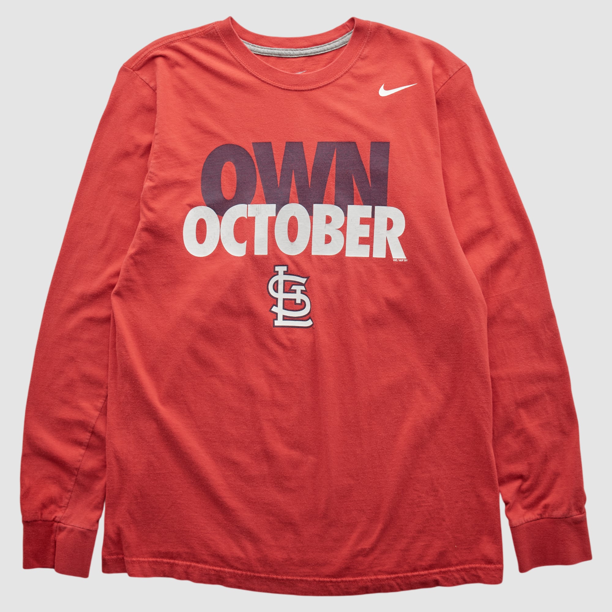 St. Louis Cardinals Nike 2010s Long Sleeve T-shirt - Red - S