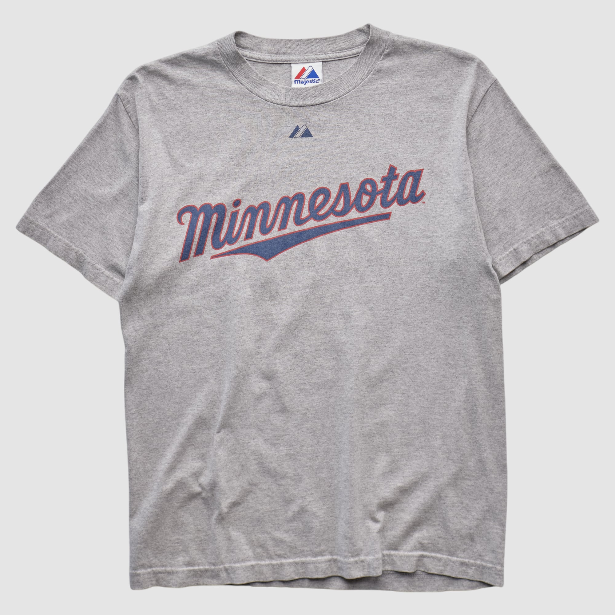 Minnesota Twins Majestic 2010 T-shirt - Heather Gray - XS