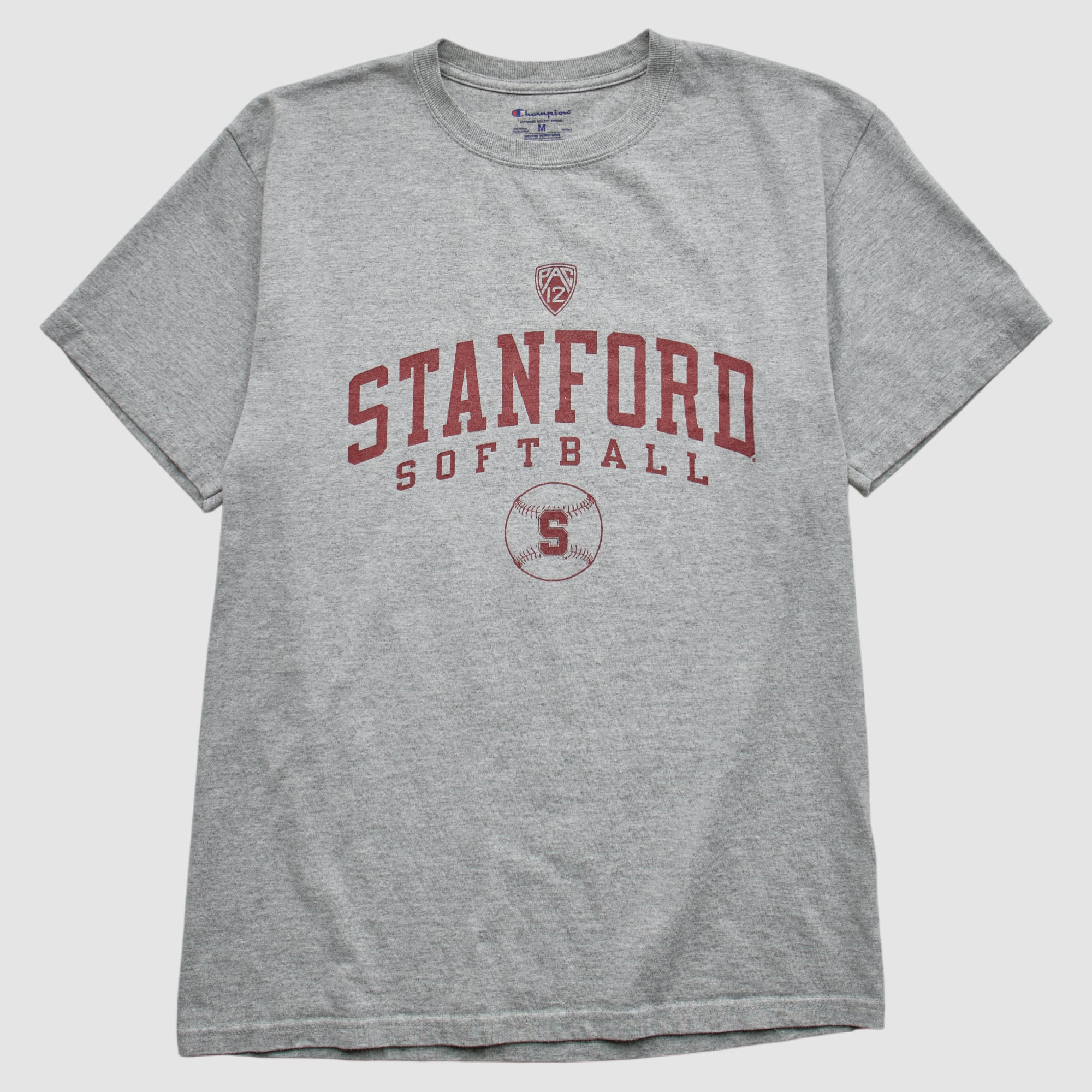 Stanford Cardinal Champion 2010s T-shirt - Heather Gray - XXS