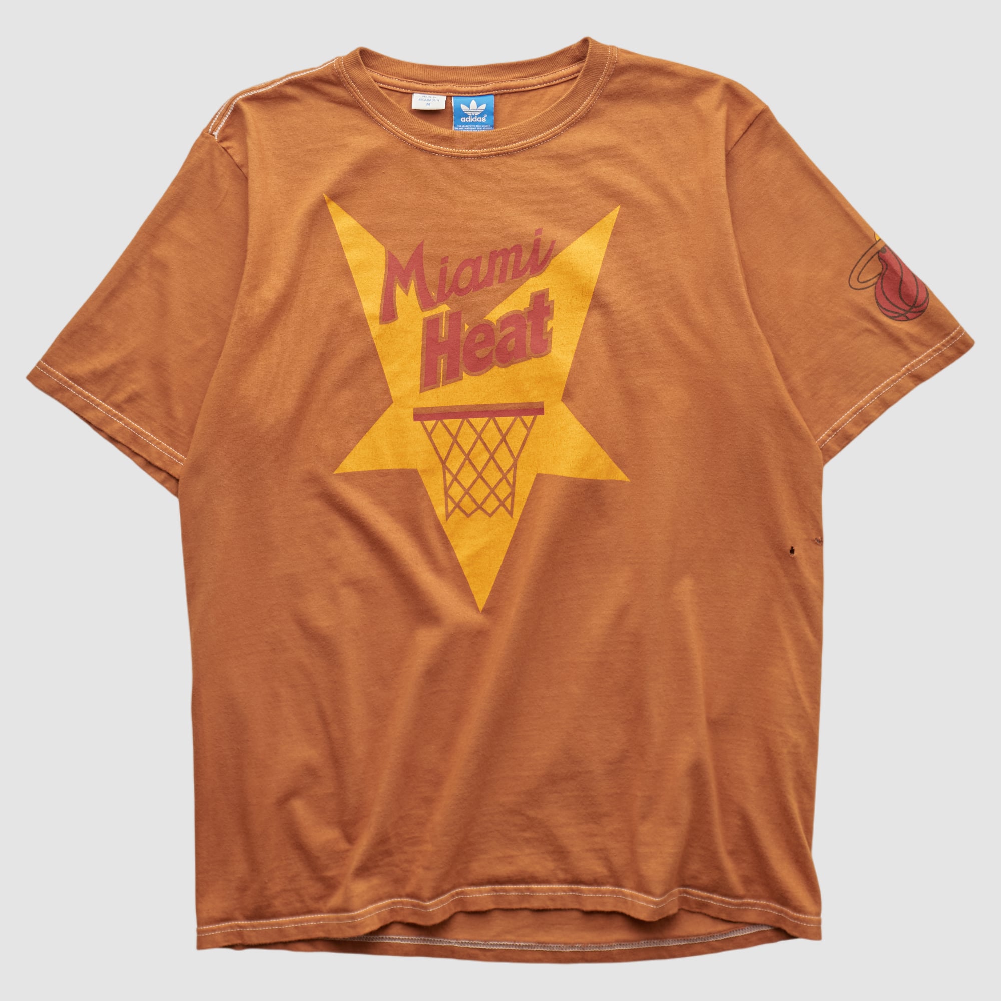 Miami Heat Adidas 2010s T-shirt - Orange - M