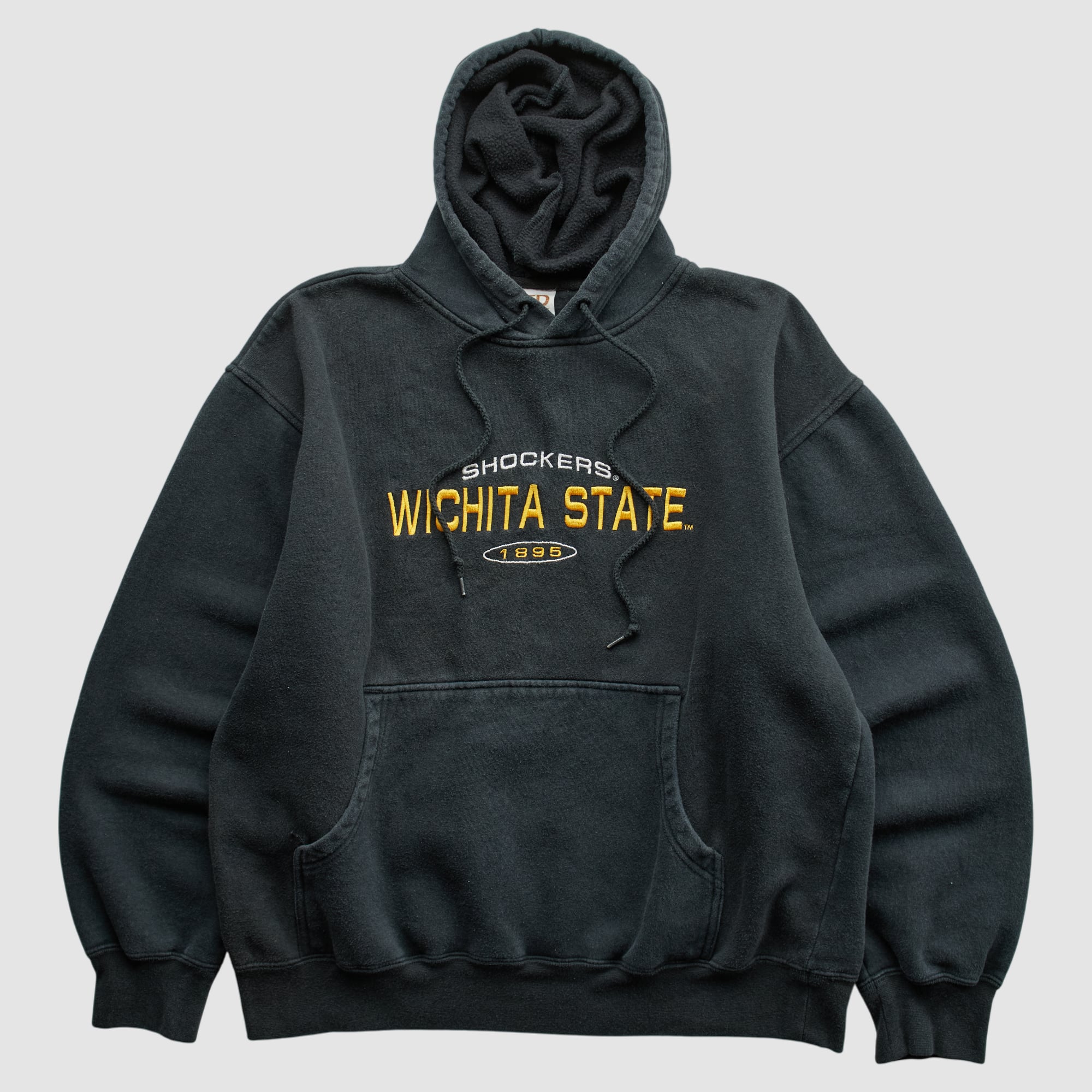 Wichita State Shockers Red Oak 2000s Hooded Pullover Sweatshirt - Black - XS