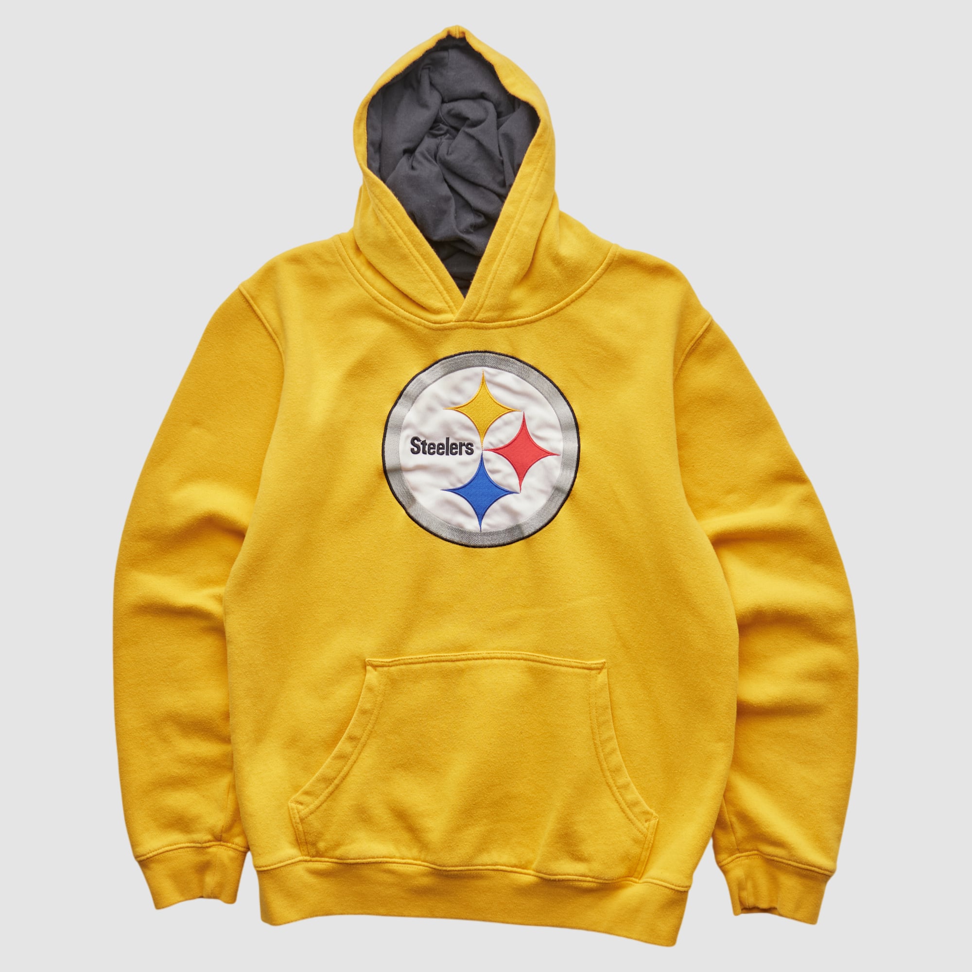 Pittsburgh Steelers NFL 2000s Hooded Pullover Sweatshirt - Yellow - XS