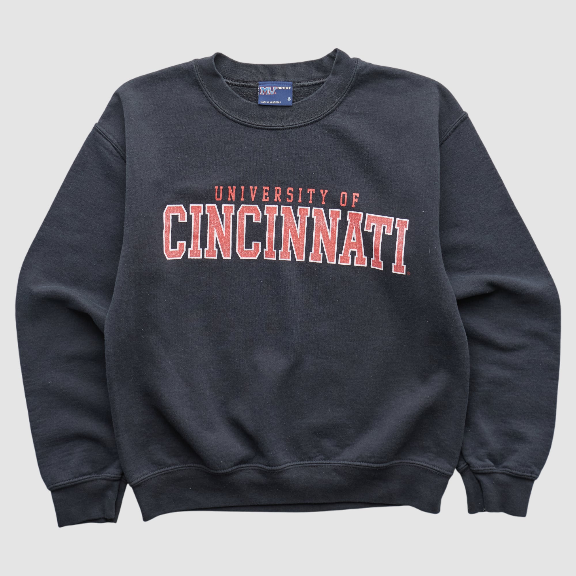 Cincinnati Bearcats MV Sport 2000s Pullover Sweatshirt - Black - XS