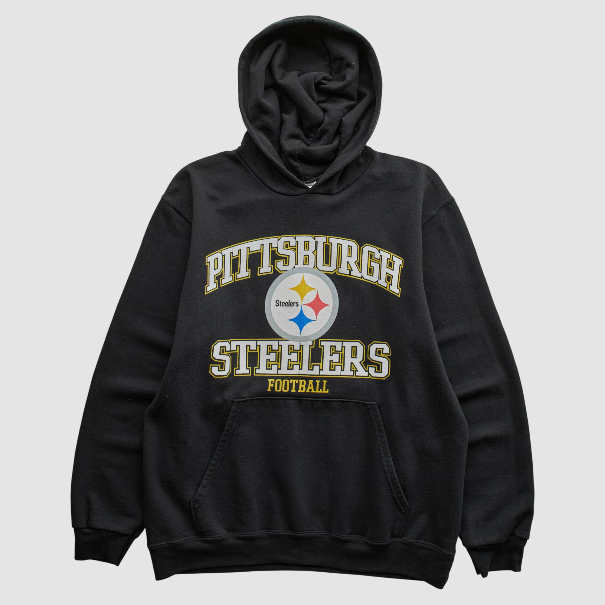 Pittsburgh Steelers NFL 2000s Hooded Pullover Sweatshirt - Black - S