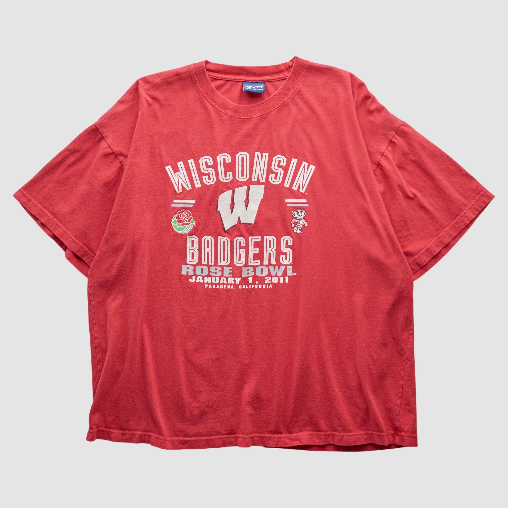 Wisconsin Badgers Old Varsity Brand 2011 T-shirt - Red - L